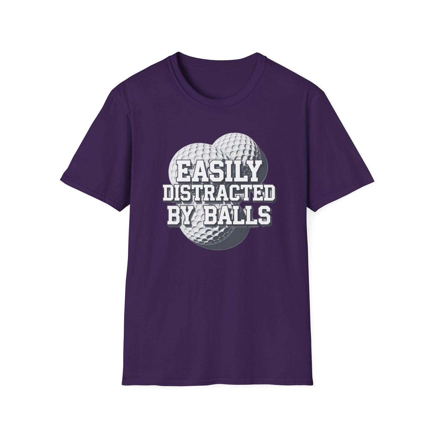 Easily Distracted Golf T-Shirt | Unisex Softstyle Tee for Golf Lovers