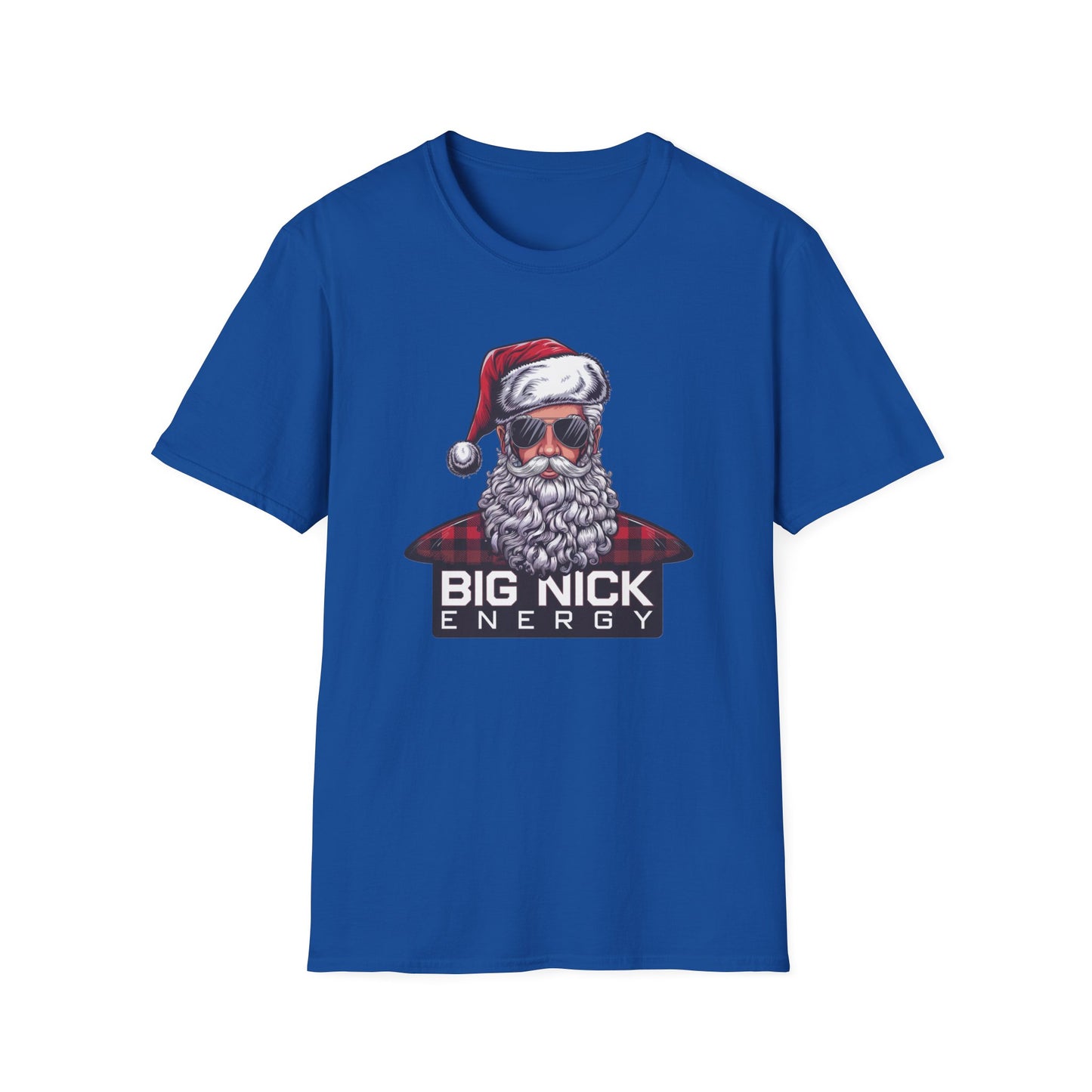 Christmas Santa T-Shirt, Funny Holiday Shirt, Unisex Gift, Festive Apparel, Big Nick Energy Tee