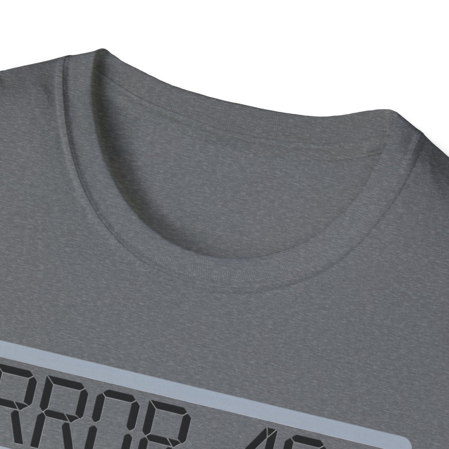 Error 404 Costume Not Found Unisex Softstyle T-Shirt, Funny Casual Tee, Geeky Gift, Halloween Humor, Costume Party Apparel