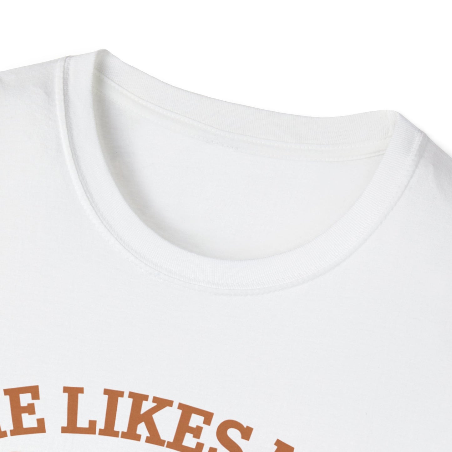 Thanksgiving Humor Unisex T-Shirt - "He Likes My Turkey Breasts"