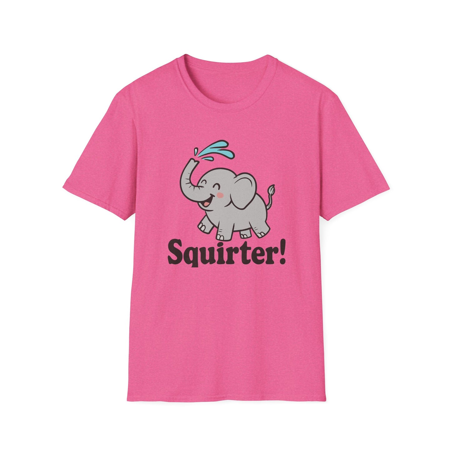 Funny Elephant T-Shirt - Squirter! Tee for Animal Lovers, Gift for Kids, Birthday Party Shirt, Unisex Graphic Tee