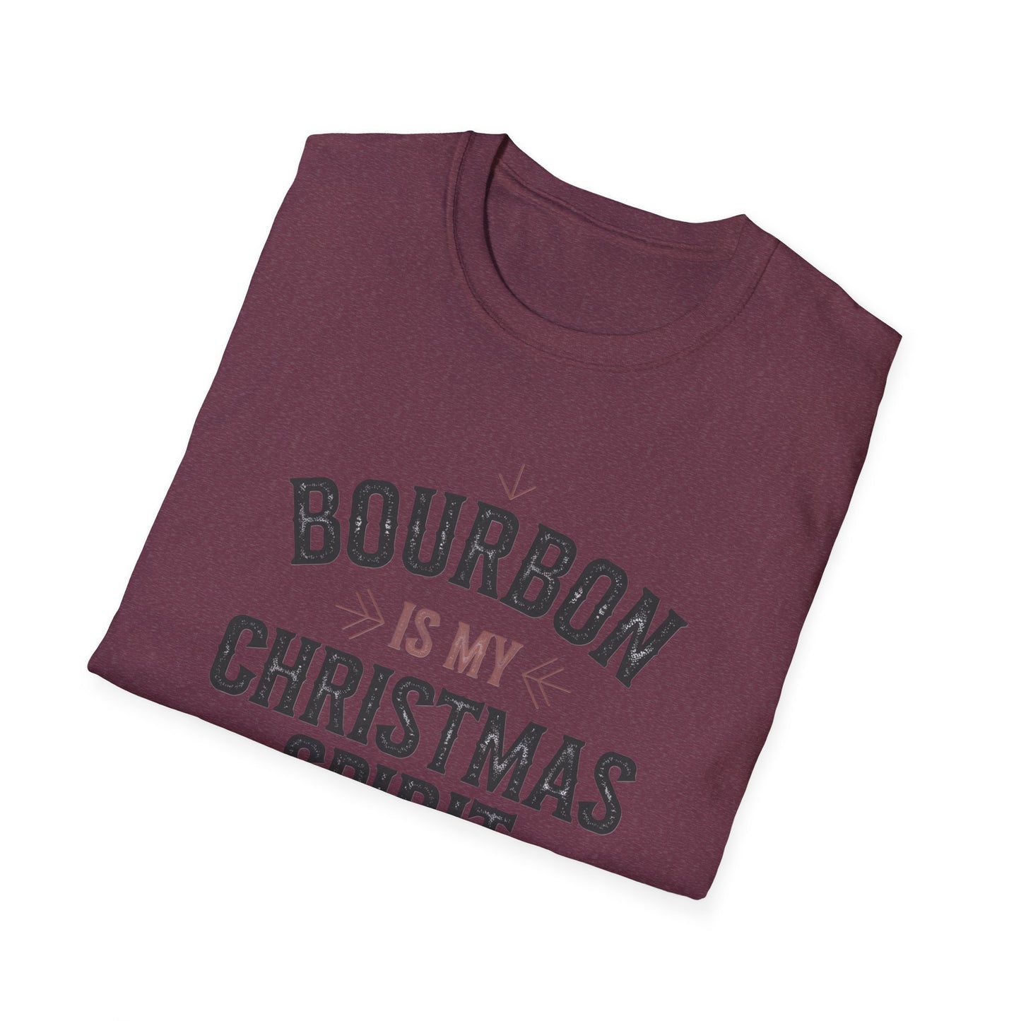 Bourbon-Themed Unisex T-Shirt | Perfect Holiday Gift, Christmas Party Attire, Festive Apparel, Gift for Bourbon Lovers