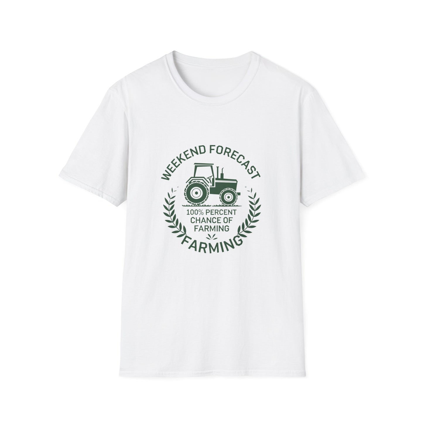 Weekend Forecast Farming Unisex Softstyle T-Shirt
