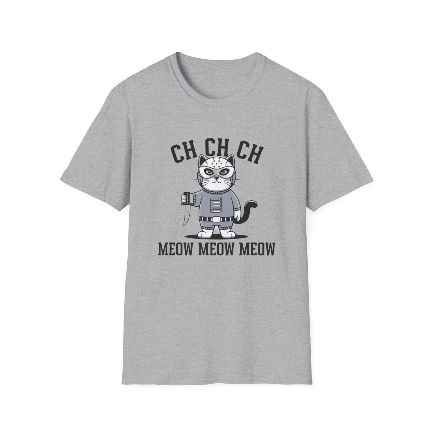 Funny Cat Graphic Tee, Unisex T-Shirt, Cute Cat Lover Gift, Pet Enthusiast Apparel, Meow Meow Meow Shirt