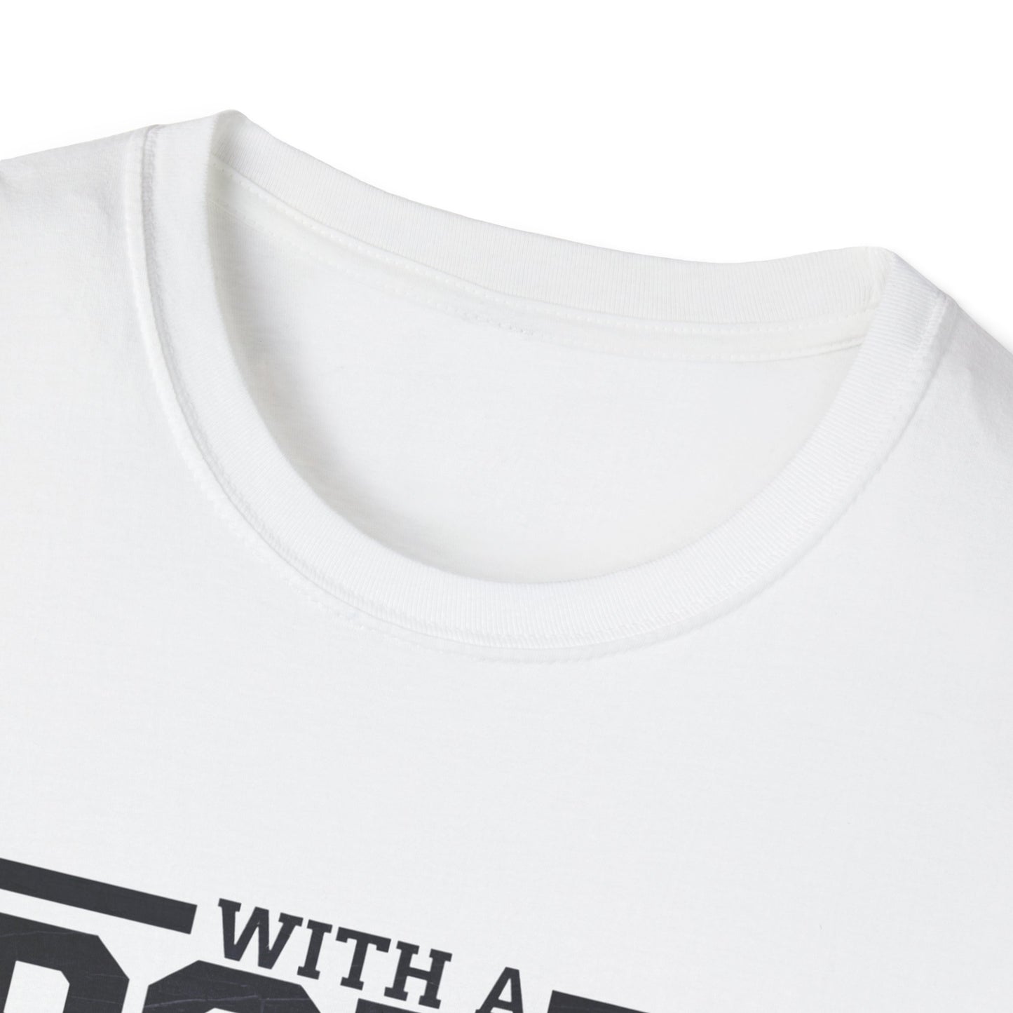 Body Positive Unisex Softstyle T-Shirt - "With a Body Like This, Who Needs Hair?" Fathers Day