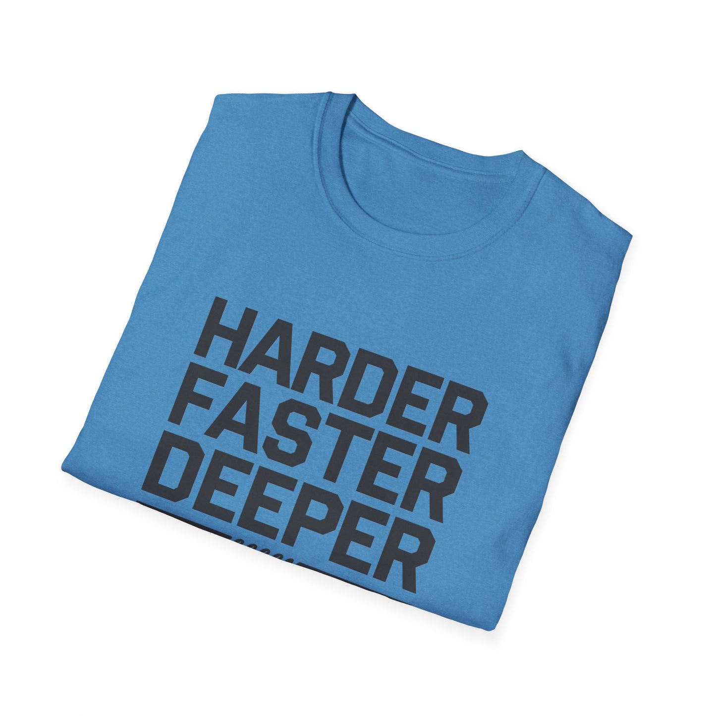 CPR Awareness Unisex Softstyle T-Shirt - Harder Faster Deeper
