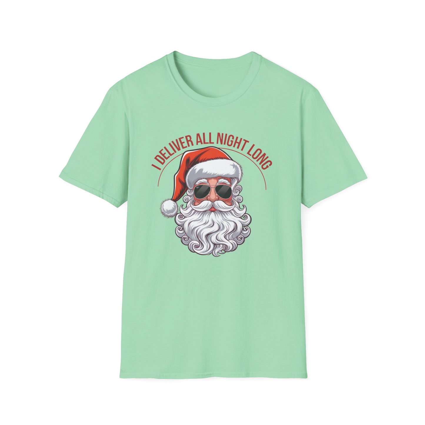 Santa Delivery T-Shirt, Funny Christmas Shirt, Holiday Gift, Relaxed Fit Tee, Unisex Tee for Christmas Lovers