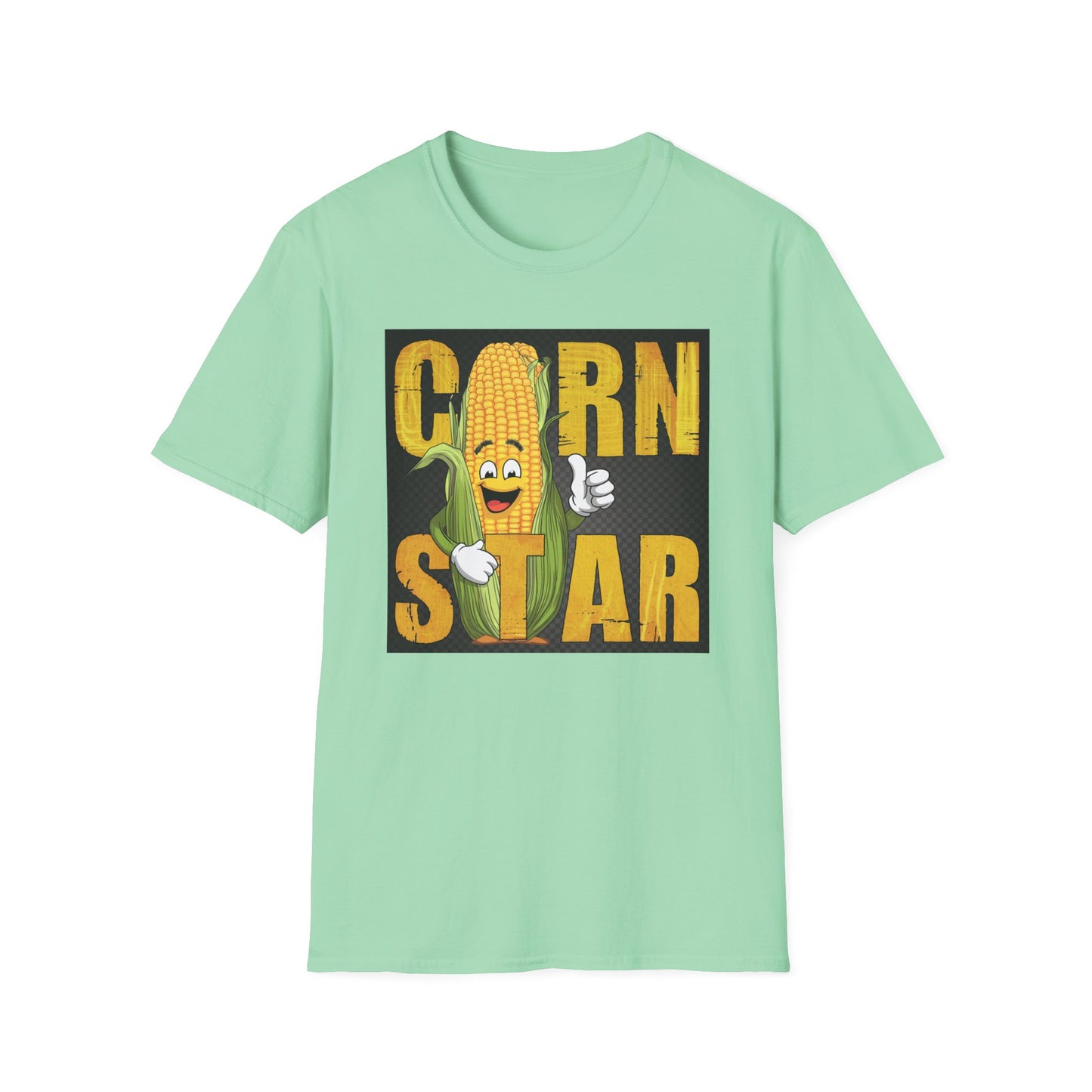 Corn Star Unisex Softstyle T-Shirt - Fun and Quirky Tee for Corn Lovers