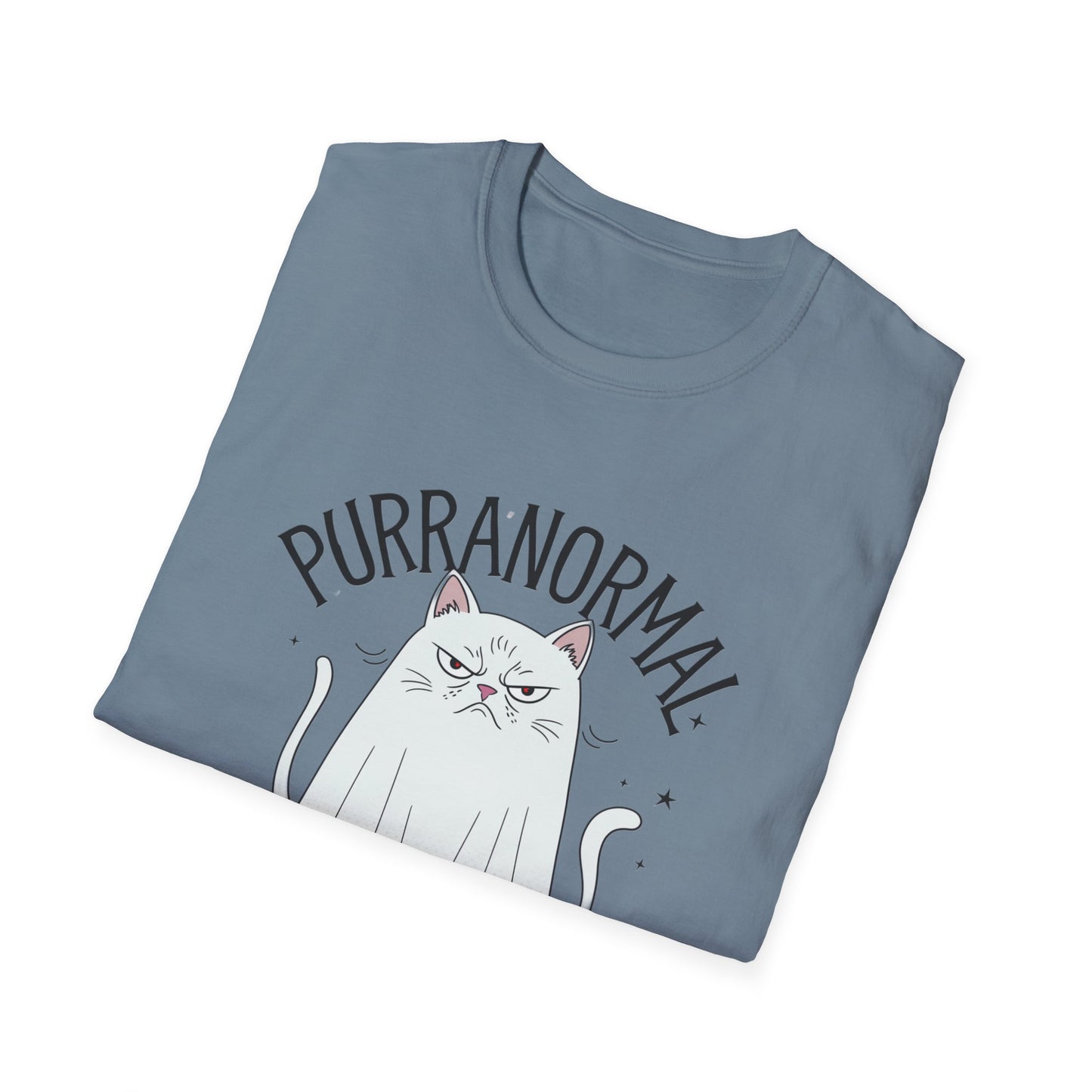 Funny Cat Tee - Purranormal Cativity T-Shirt for Cat Lovers, Gift for Pet Owners, Halloween Tee, Cozy Unisex Shirt, Cat Lover Apparel