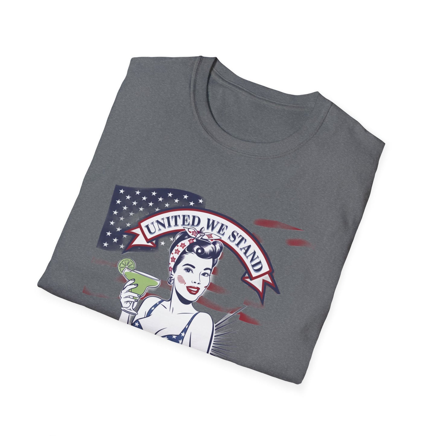 Patriotic Margarita Unisex T-Shirt - 'United We Stand' Design