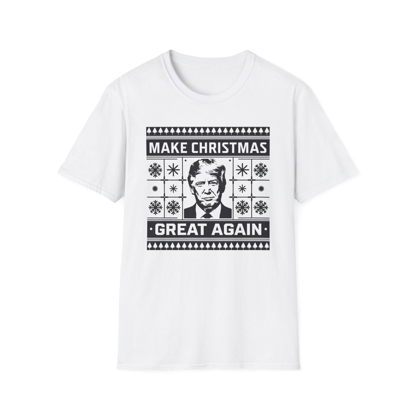 Christmas Humor T-Shirt, Unisex Holiday Tee, Make Christmas Great Again Shirt, Funny Xmas Apparel, Gift for Trump Fans
