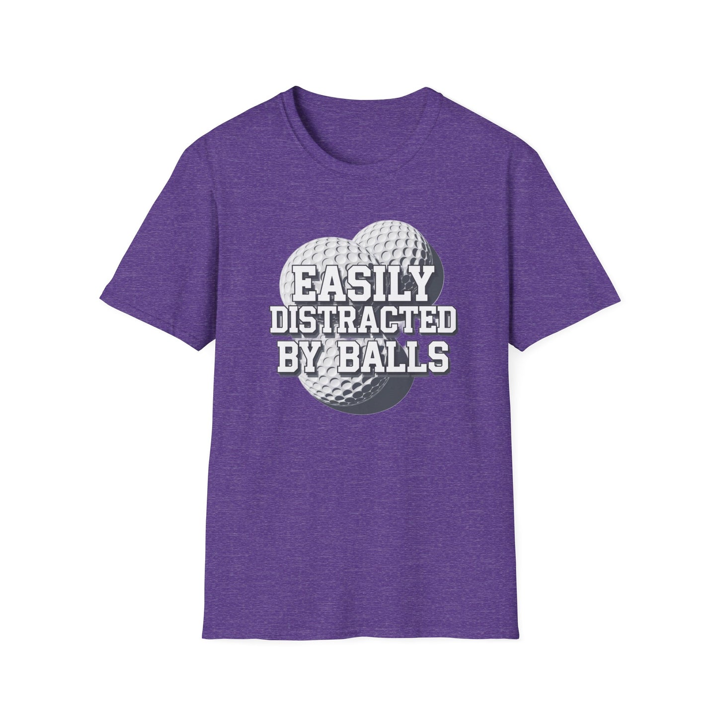 Easily Distracted Golf T-Shirt | Unisex Softstyle Tee for Golf Lovers