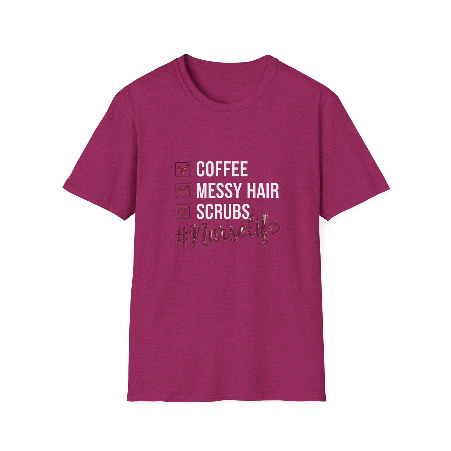 Nurse Life Unisex Softstyle T-Shirt - Perfect for Healthcare Professionals