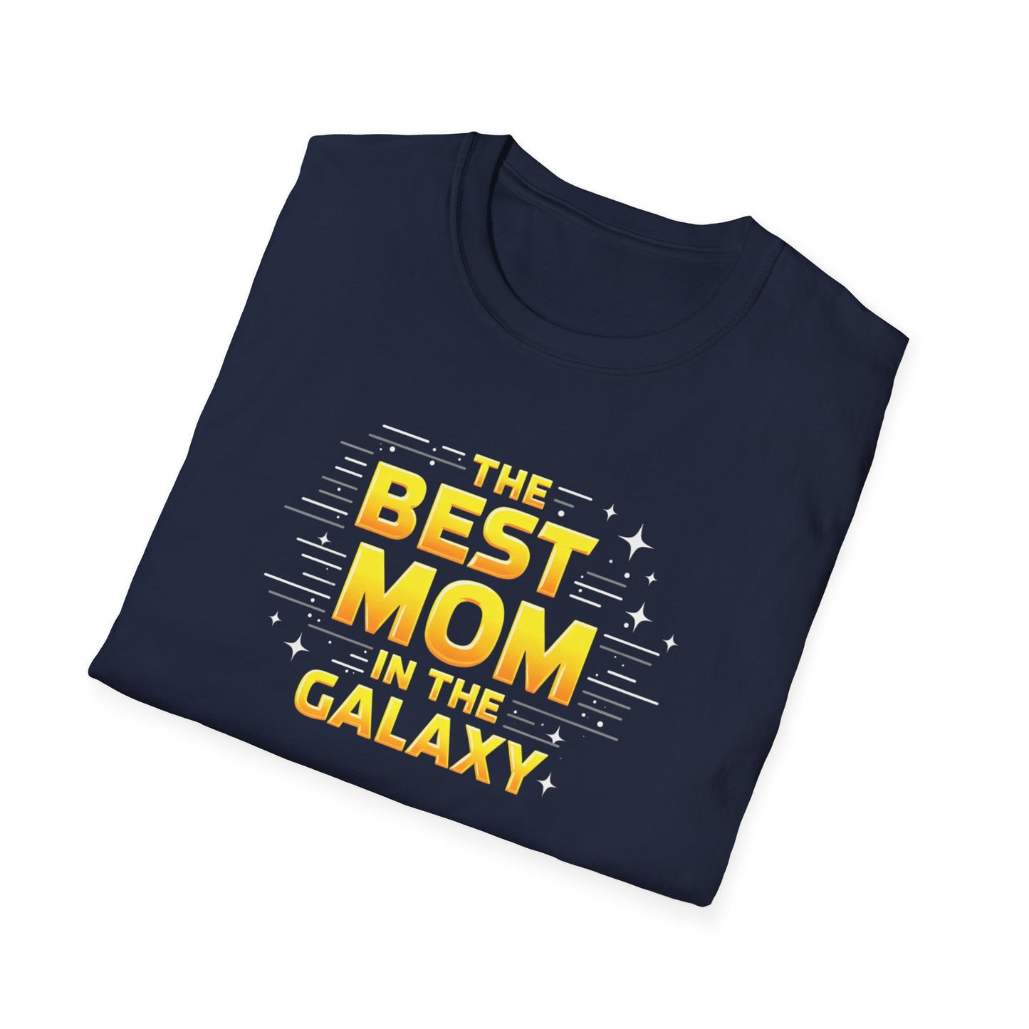 Best Mom in the Galaxy T-Shirt - Unisex Softstyle Tee for Mother's Day, Birthday Gift, Mom Appreciation, Casual Wear, Family Gatherings