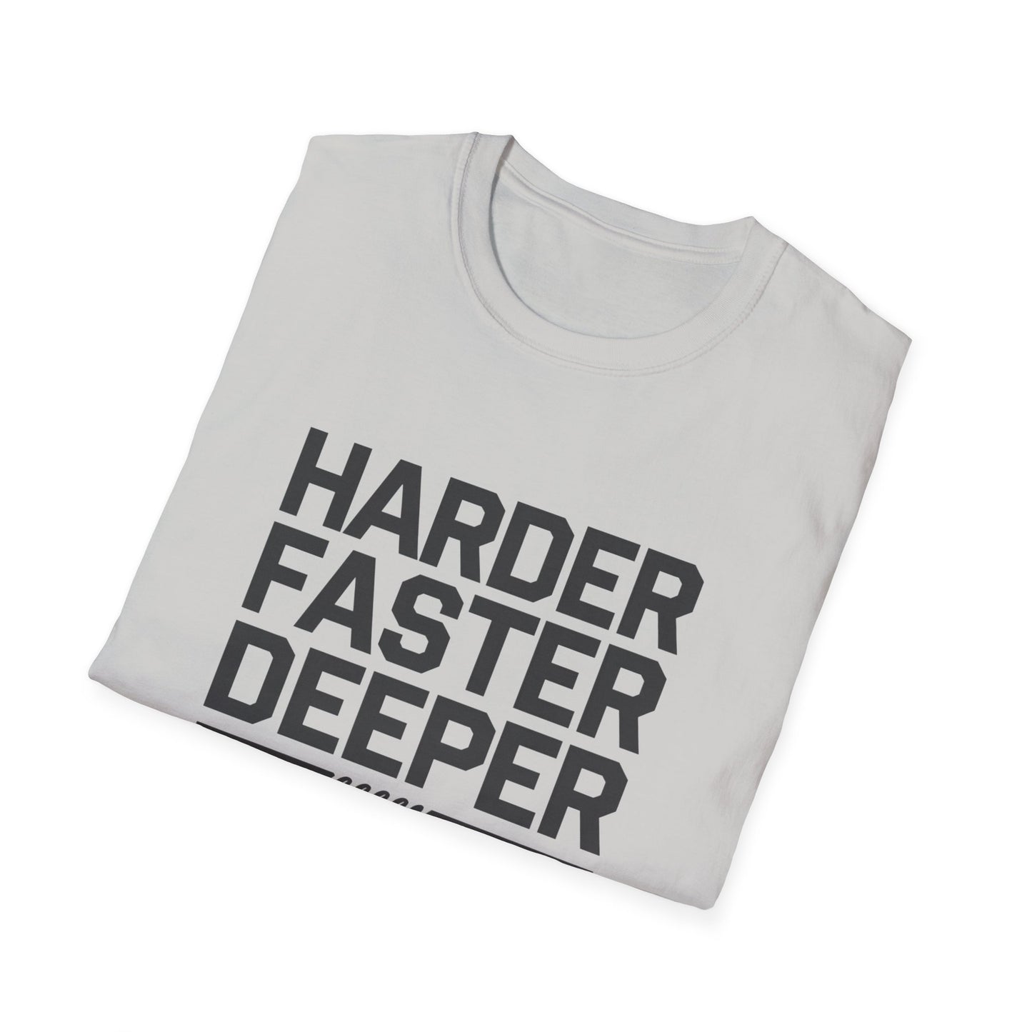 CPR Awareness Unisex Softstyle T-Shirt - Harder Faster Deeper