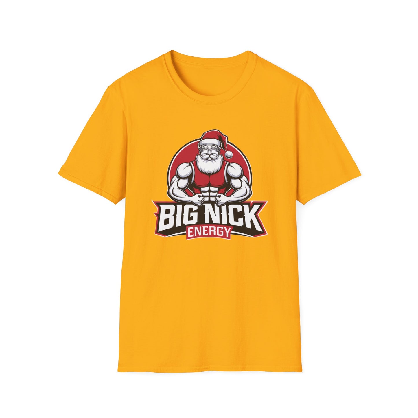 Christmas Muscle Santa Unisex T-Shirt, Holiday Gift, Funny Tee, Santa Outfit, Christmas Apparel
