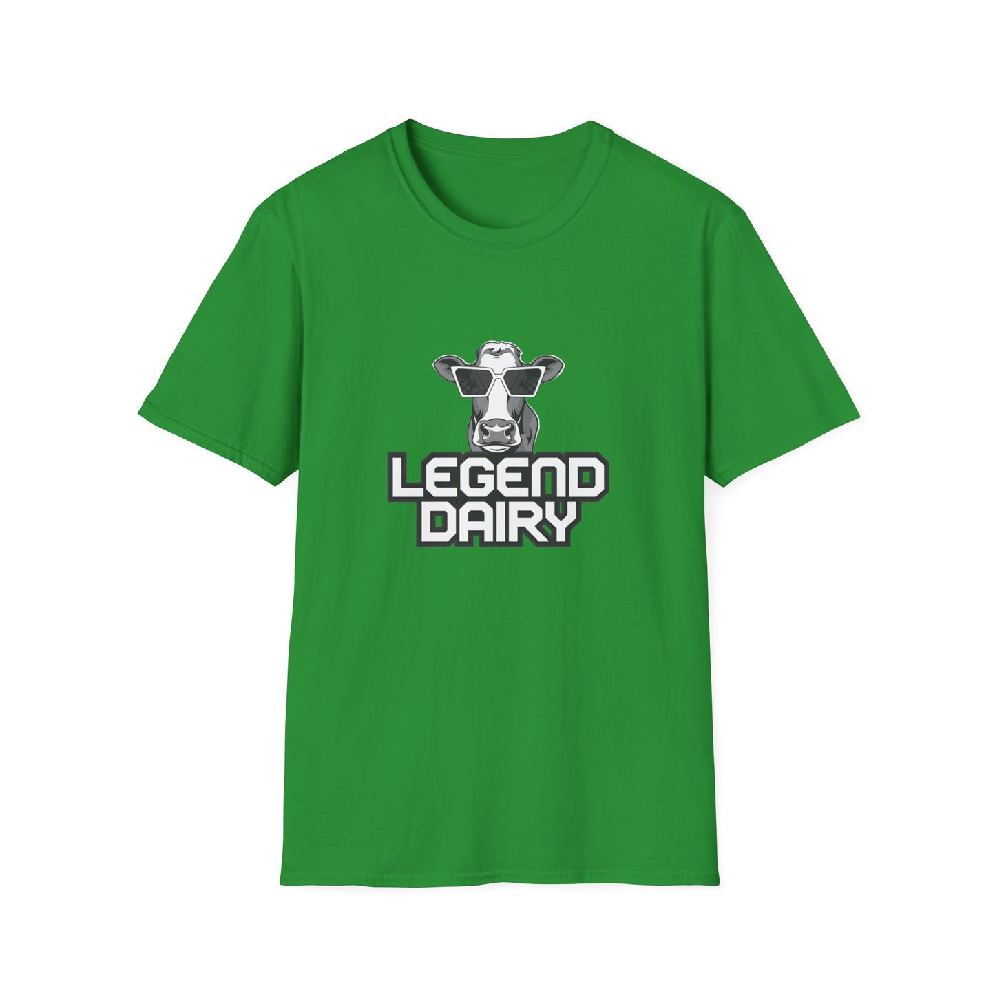 Legend Dairy Unisex Softstyle T-Shirt - Fun Cow Graphic Tee