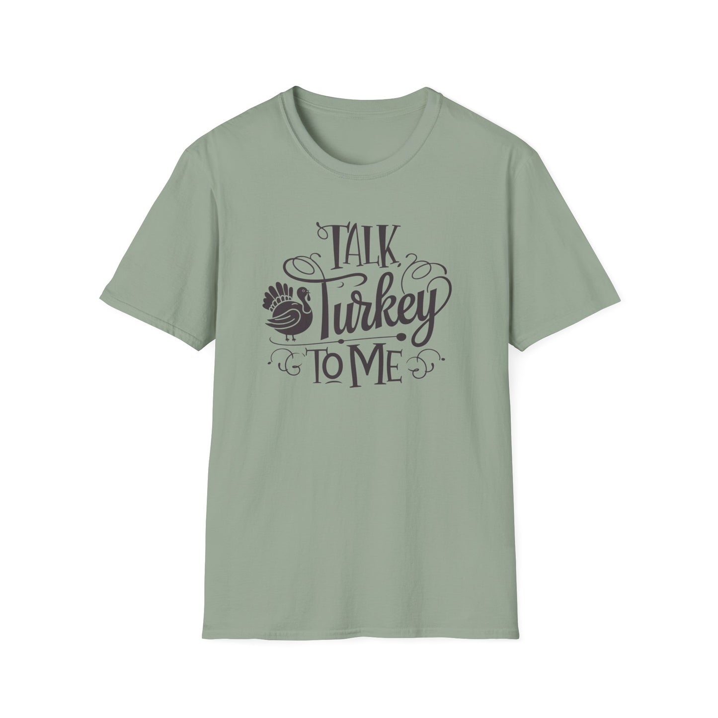 Funny Thanksgiving T-Shirt - Talk Turkey to Me, Holiday Apparel, Thanksgiving Shirt, Gift for Turkey Lovers, Unisex Graphic Tee