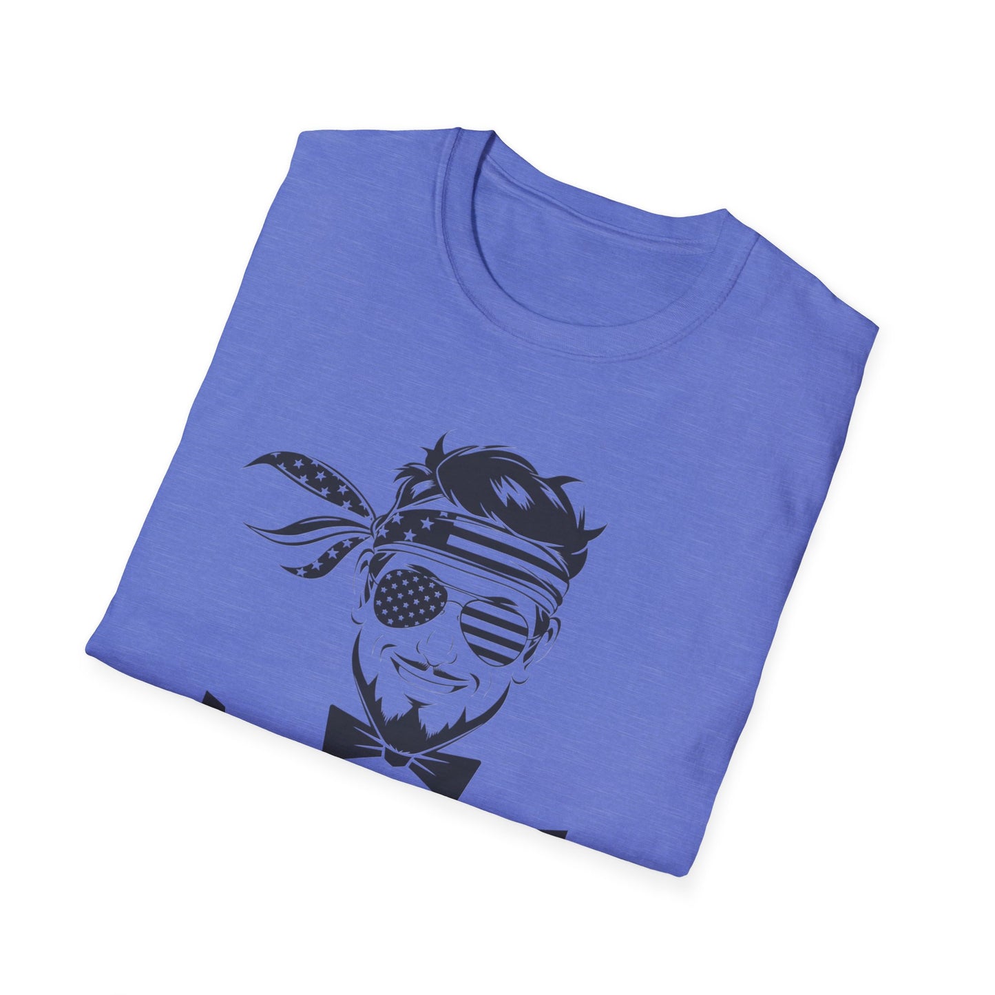 Merica Graphic T-Shirt - Softstyle Unisex Tee for Independence Day & Casual Wear