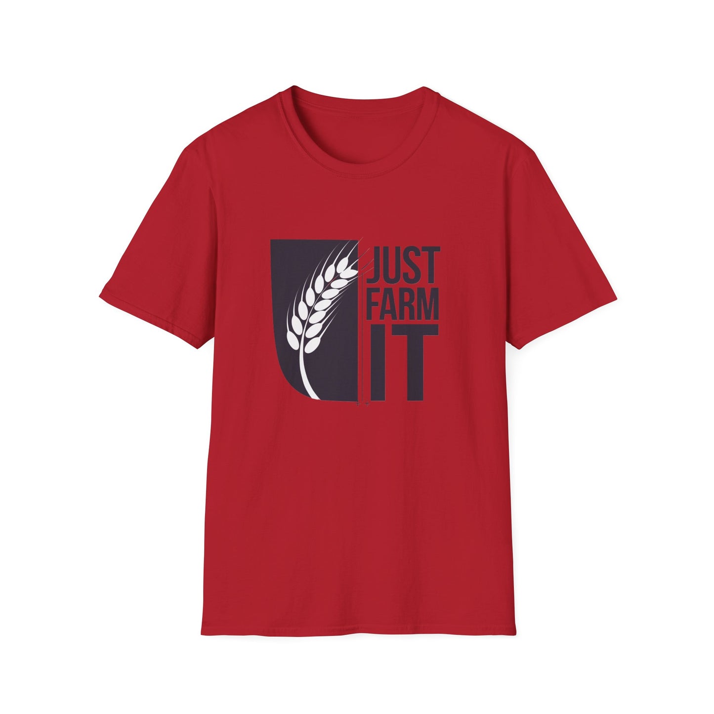 Just Farm It Unisex Softstyle T-Shirt - Casual Farm Apparel