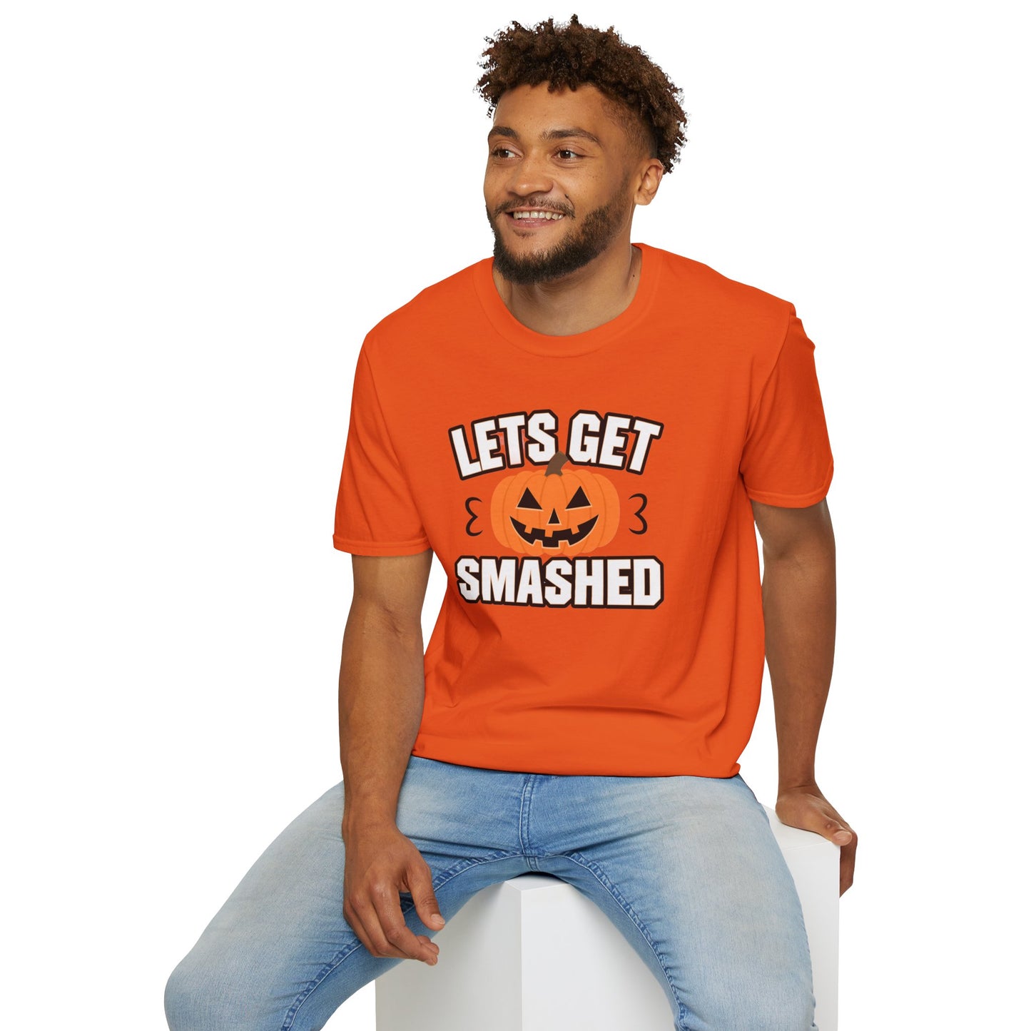 Halloween Party Unisex T-Shirt, Funny Halloween Tee, Let’s Get Smashed Shirt, Spooky Season Apparel, Autumn Festive Gift
