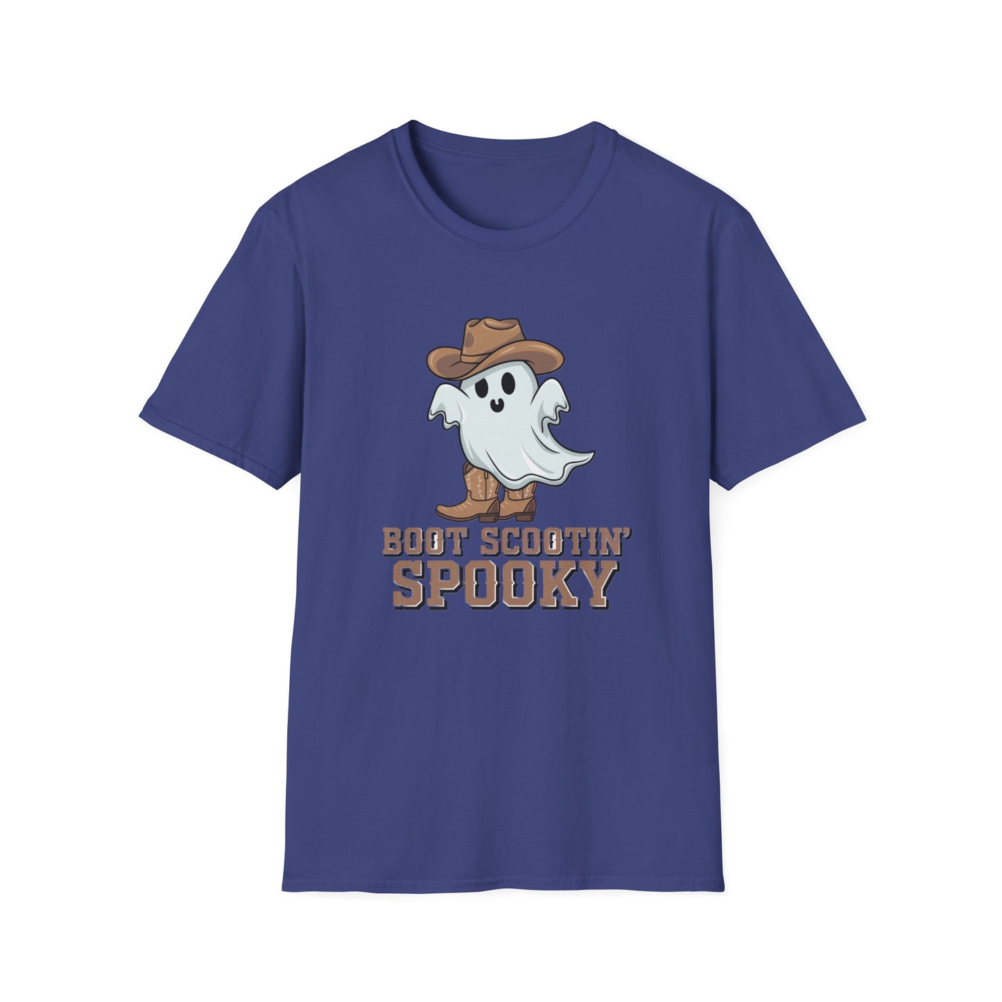 Ghostly Cowboy T-Shirt, Fun Halloween Tee, Spooky Ghost Shirt, Unisex Graphic Shirt, Witchy Casual Wear, Cute Halloween Gift