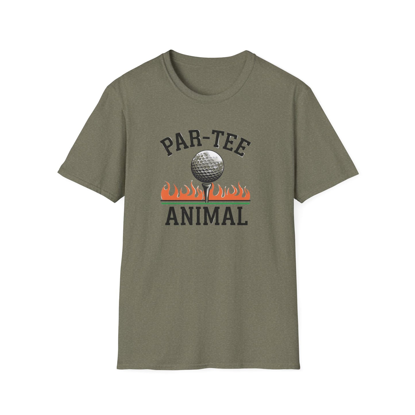 Par-Tee Animal Unisex Softstyle T-Shirt - Fun Golf Tee for Golf Lovers