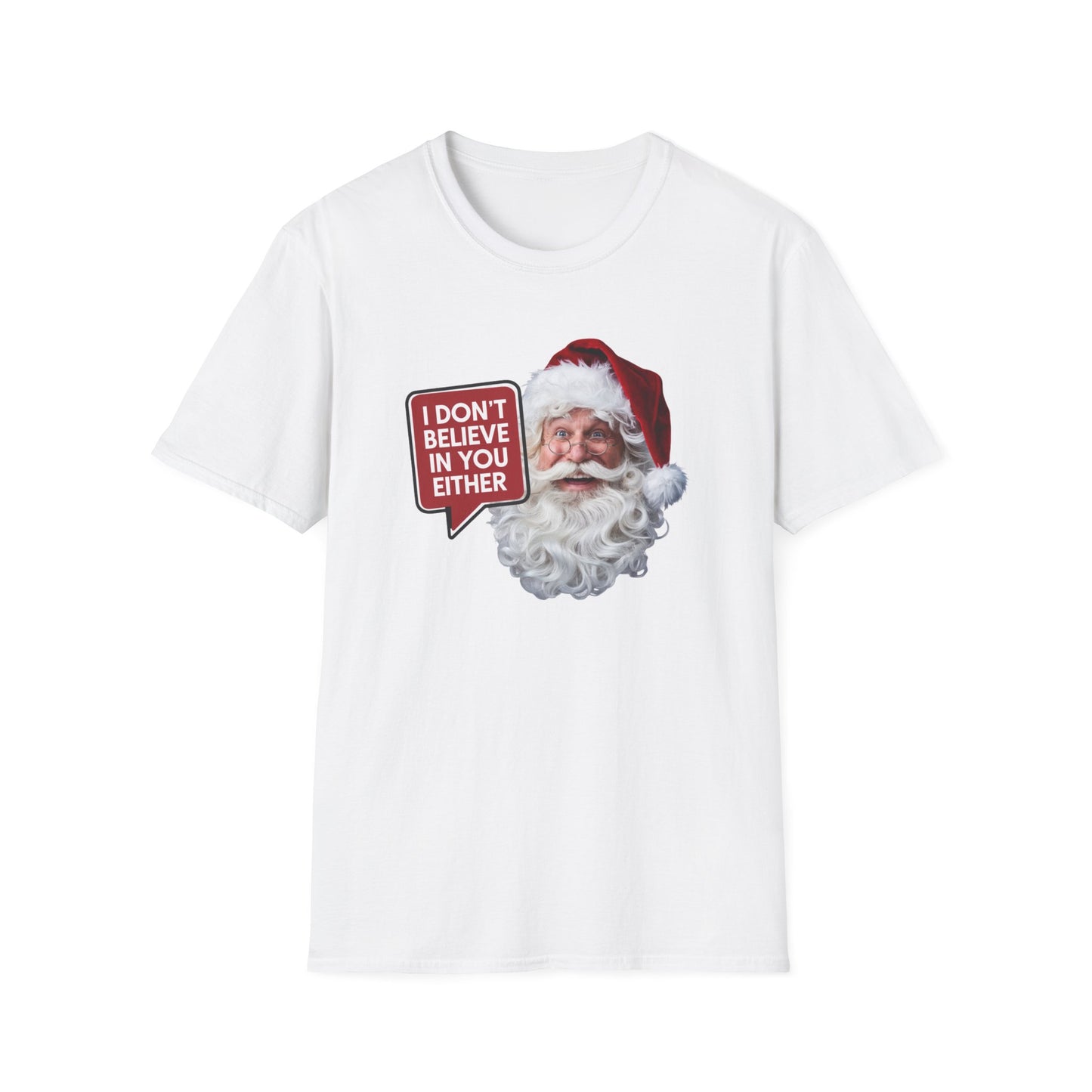 Funny Santa Holiday T-Shirt, Christmas Gift for Adults, Unisex Tee, Humor Shirt, Festive Wear, Winter Apparel