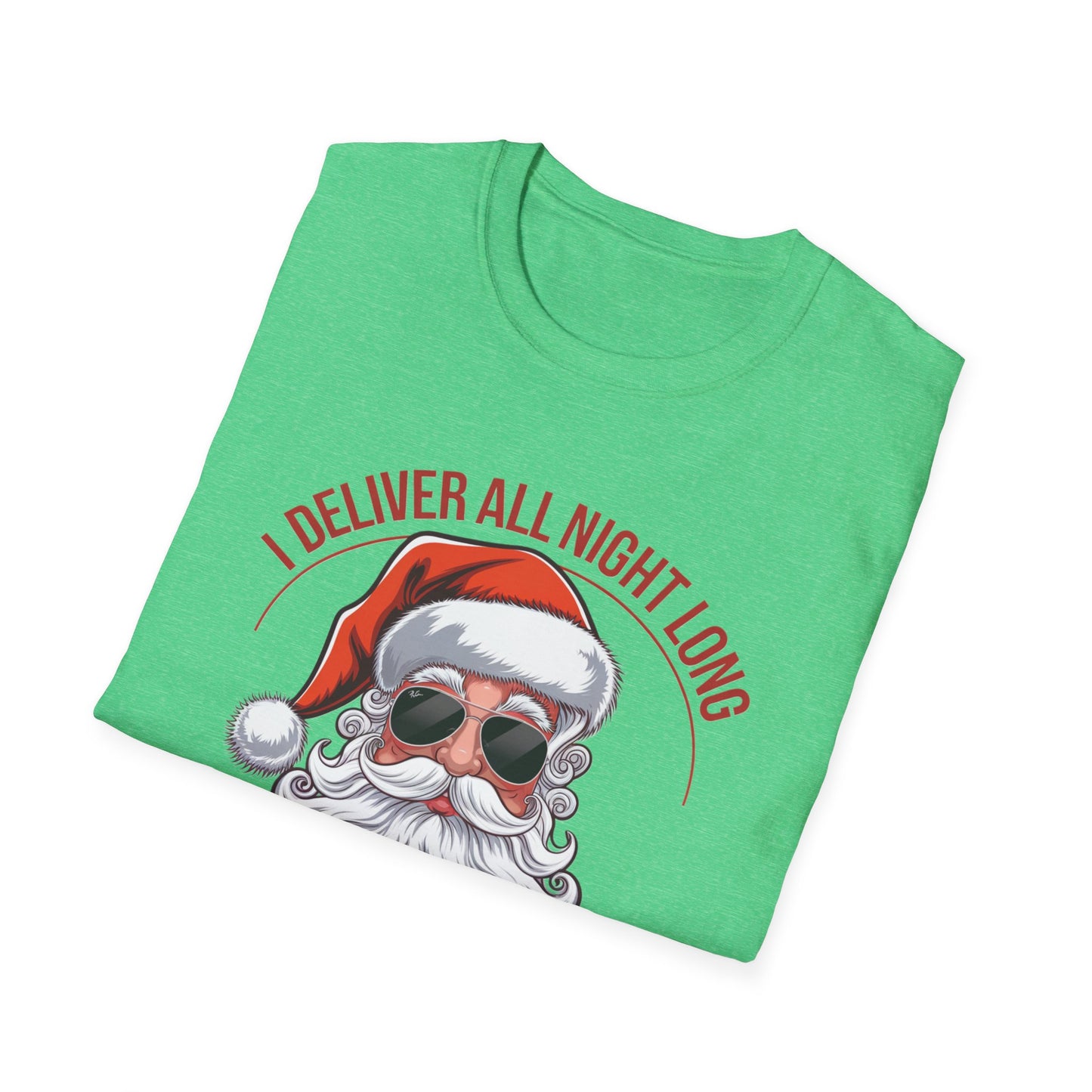 Santa Delivery T-Shirt, Funny Christmas Shirt, Holiday Gift, Relaxed Fit Tee, Unisex Tee for Christmas Lovers