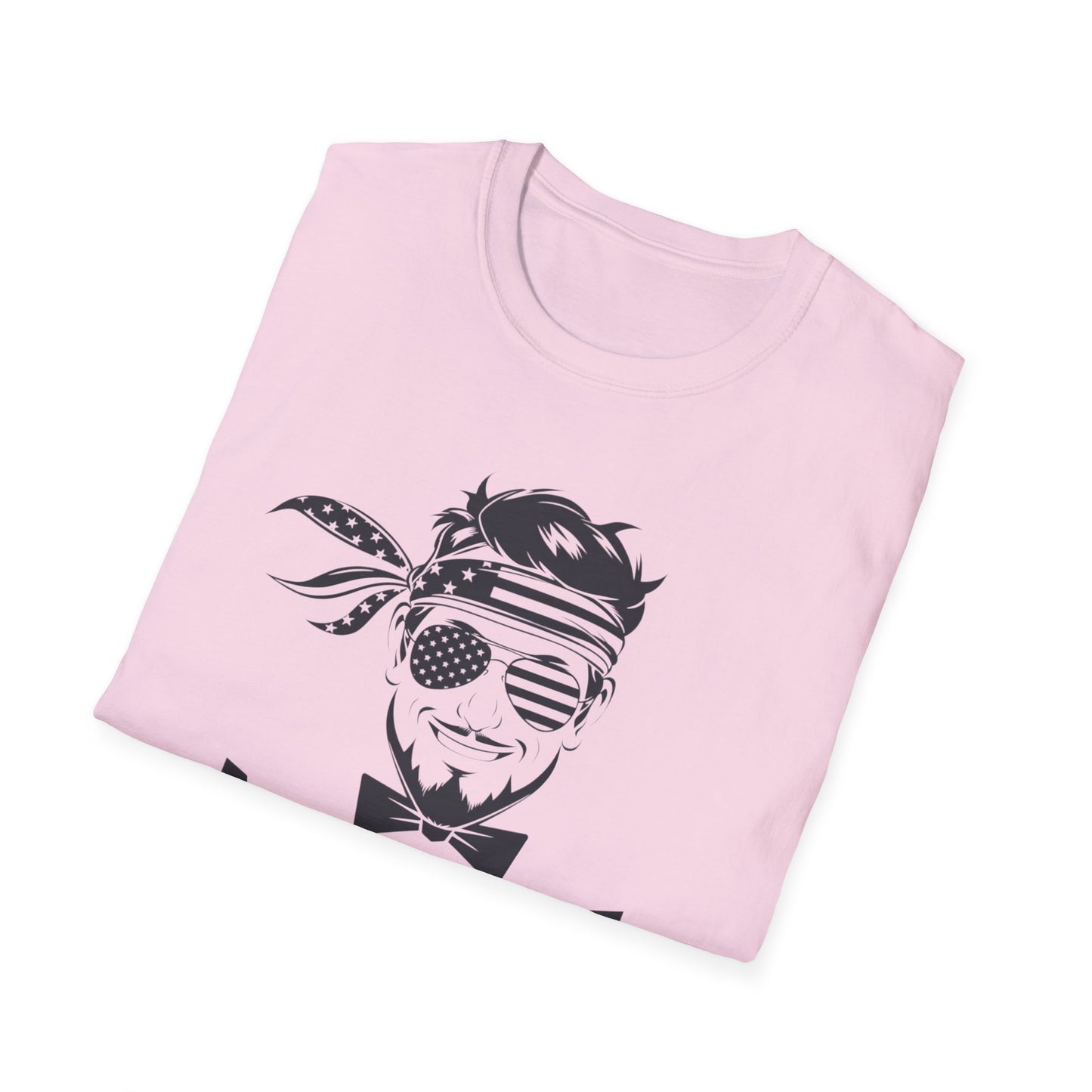 Merica Graphic T-Shirt - Softstyle Unisex Tee for Independence Day & Casual Wear