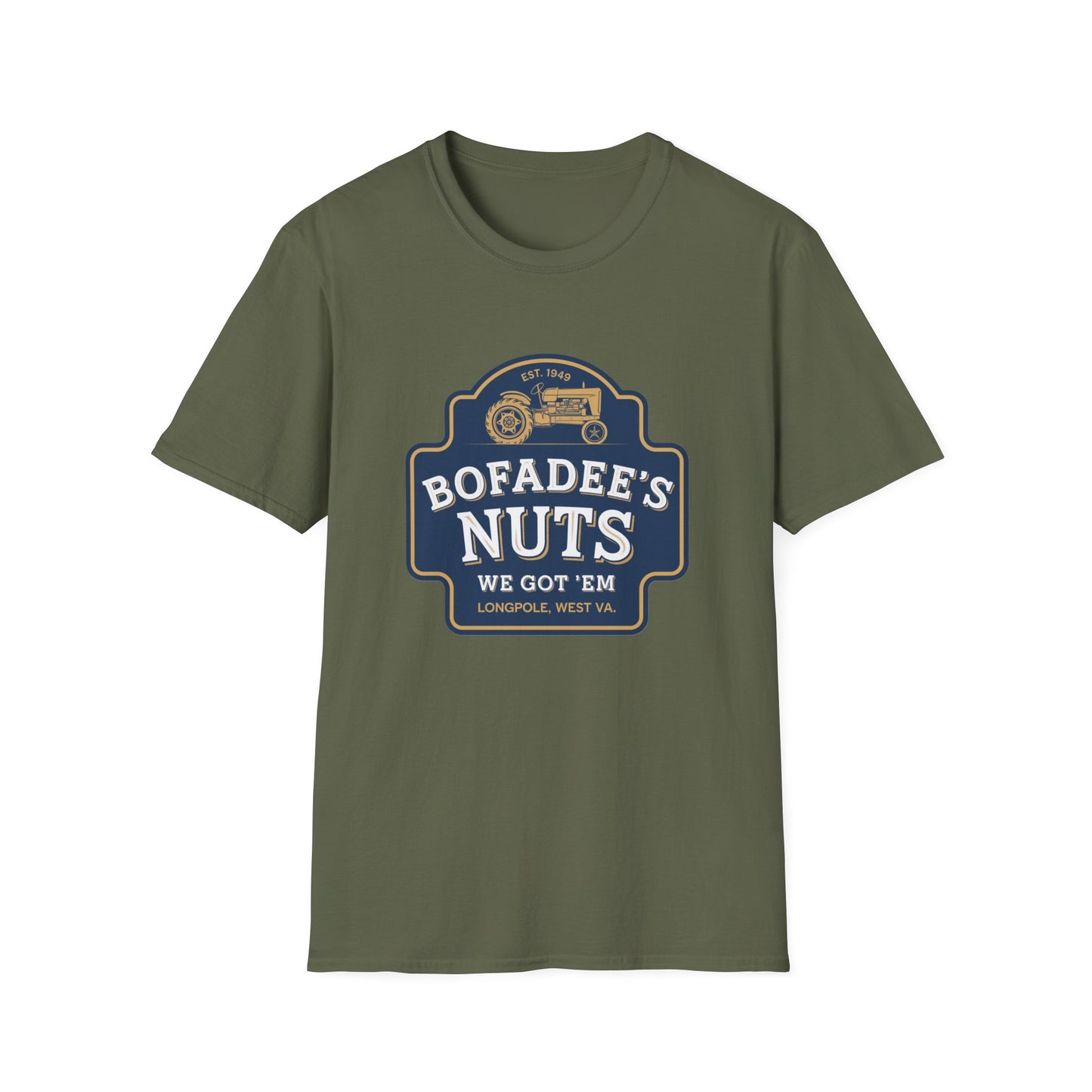 Vintage Bofadee's Nuts Unisex Softstyle T-Shirt - Fun and Casual Tees for All Occasions