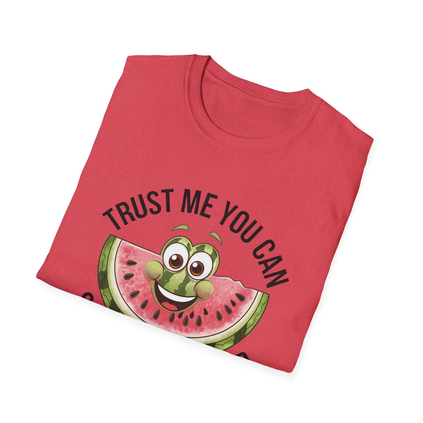 Funny Watermelon Graphic T-Shirt - Trust Me You Can Swallow My Seed