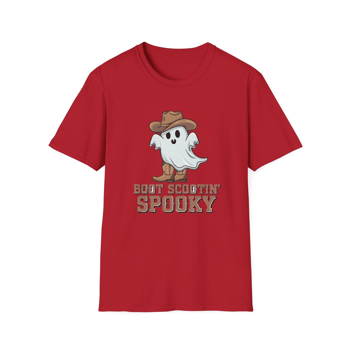 Ghostly Cowboy T-Shirt, Fun Halloween Tee, Spooky Ghost Shirt, Unisex Graphic Shirt, Witchy Casual Wear, Cute Halloween Gift