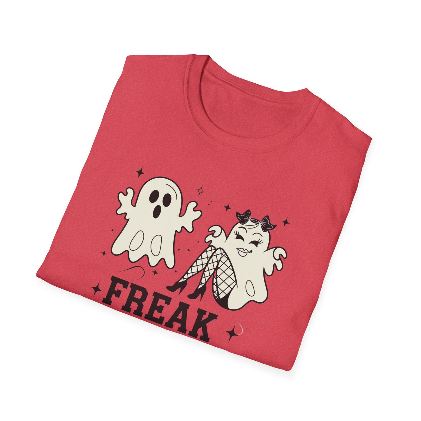 Freak in the Sheets Unisex T-Shirt, Funny Halloween Tee, Ghost & Witch Graphic Shirt, Spooky Season Apparel, Gift for Her