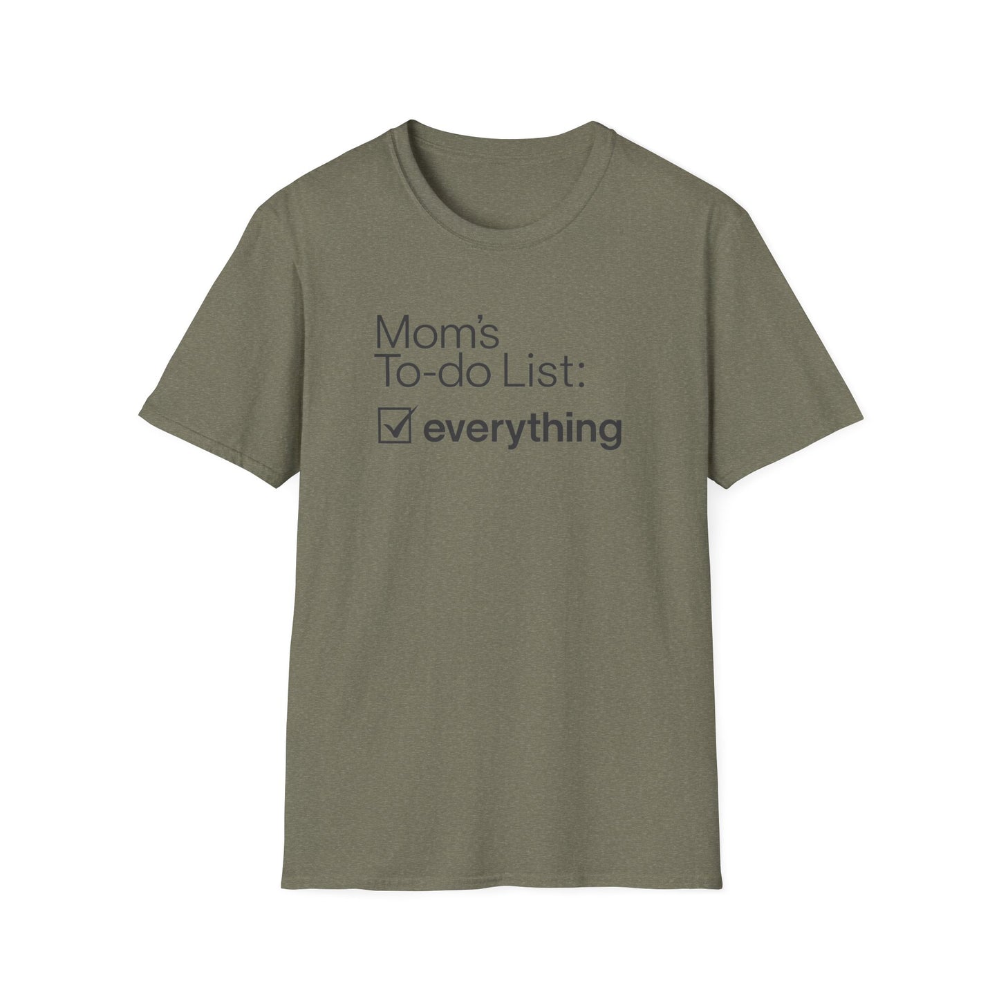 Mom's To-Do List T-Shirt, Funny Gift for Moms, Women's Casual Tee, Mother's Day Gift, Everyday Wear, Family Humor Shirt