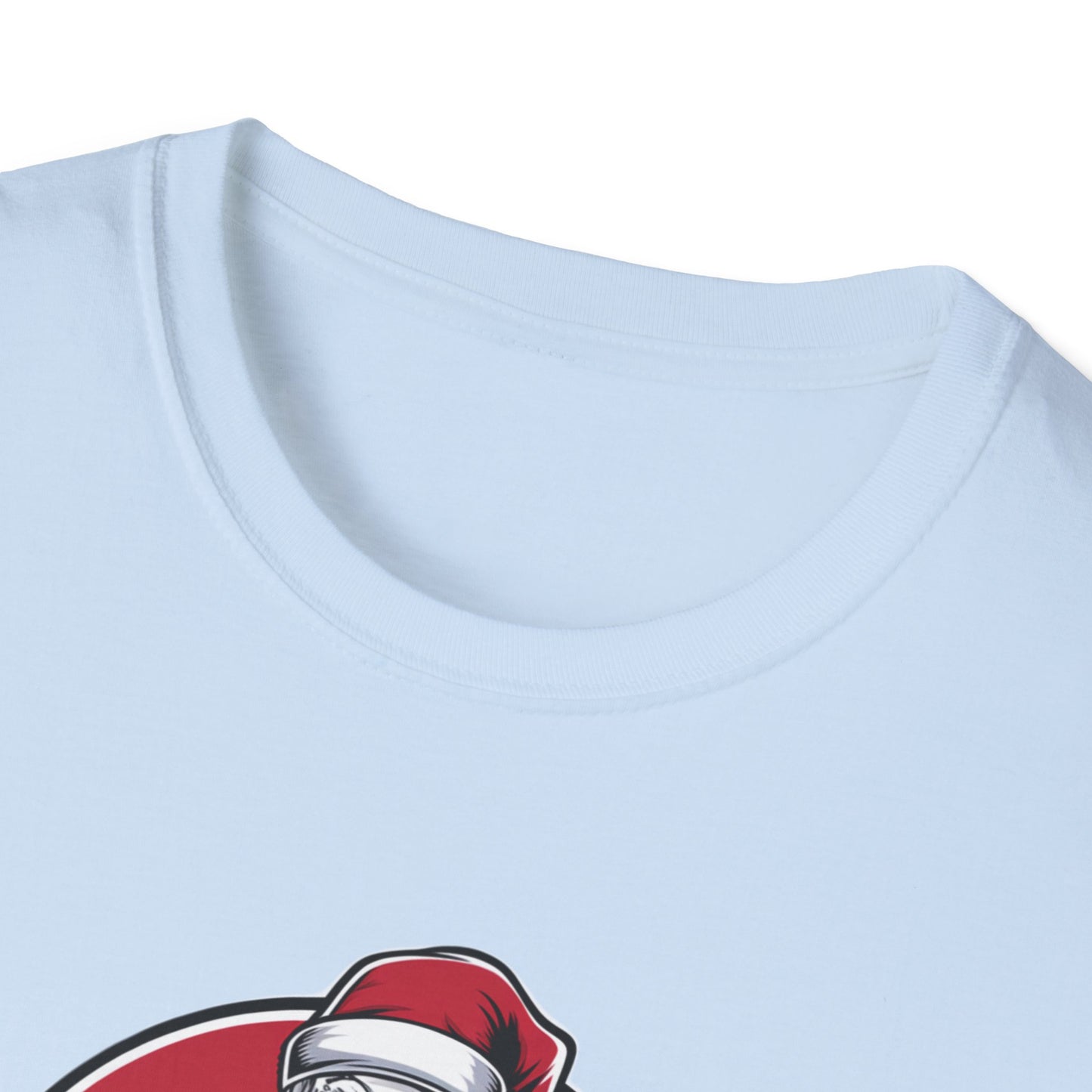 Christmas Muscle Santa Unisex T-Shirt, Holiday Gift, Funny Tee, Santa Outfit, Christmas Apparel