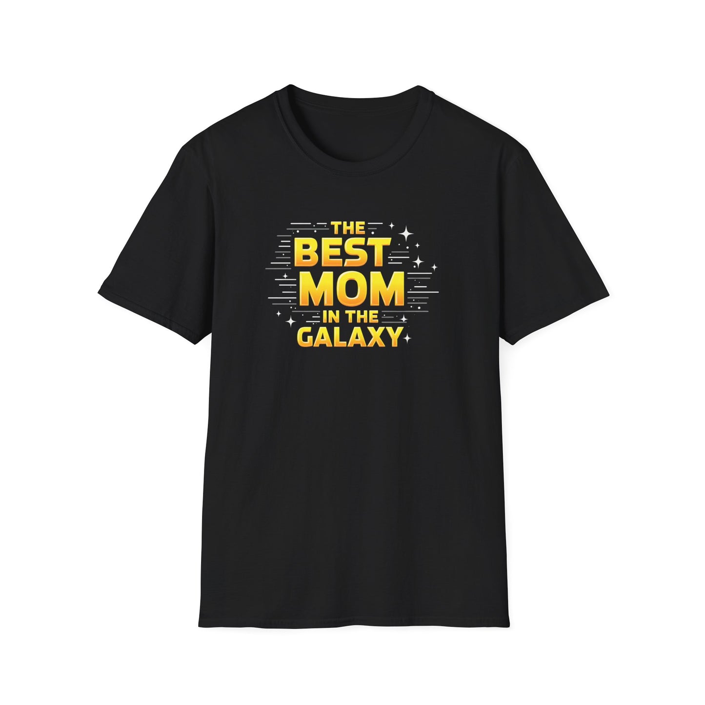 Best Mom in the Galaxy T-Shirt - Unisex Softstyle Tee for Mother's Day, Birthday Gift, Mom Appreciation, Casual Wear, Family Gatherings