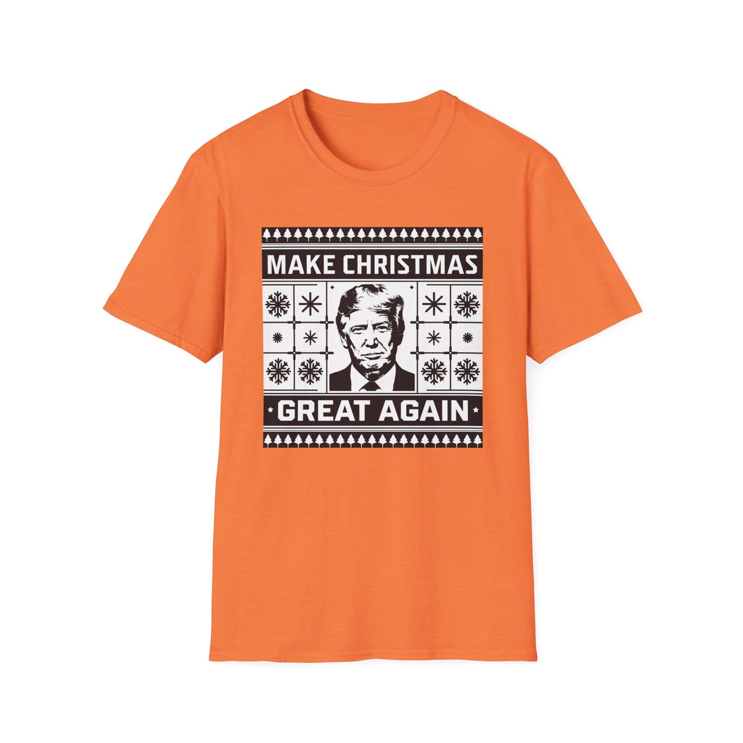 Christmas Humor T-Shirt, Unisex Holiday Tee, Make Christmas Great Again Shirt, Funny Xmas Apparel, Gift for Trump Fans