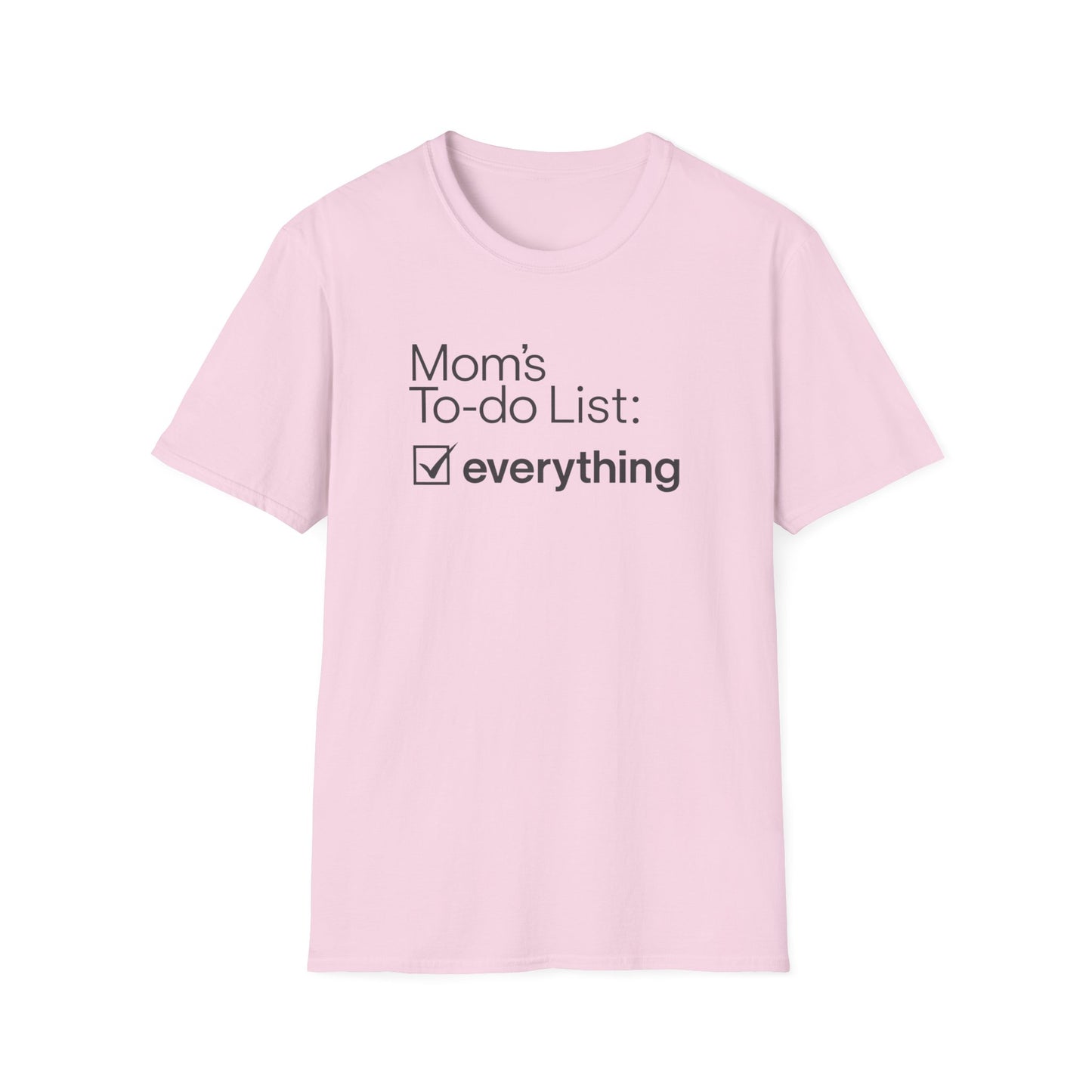 Mom's To-Do List T-Shirt, Funny Gift for Moms, Women's Casual Tee, Mother's Day Gift, Everyday Wear, Family Humor Shirt