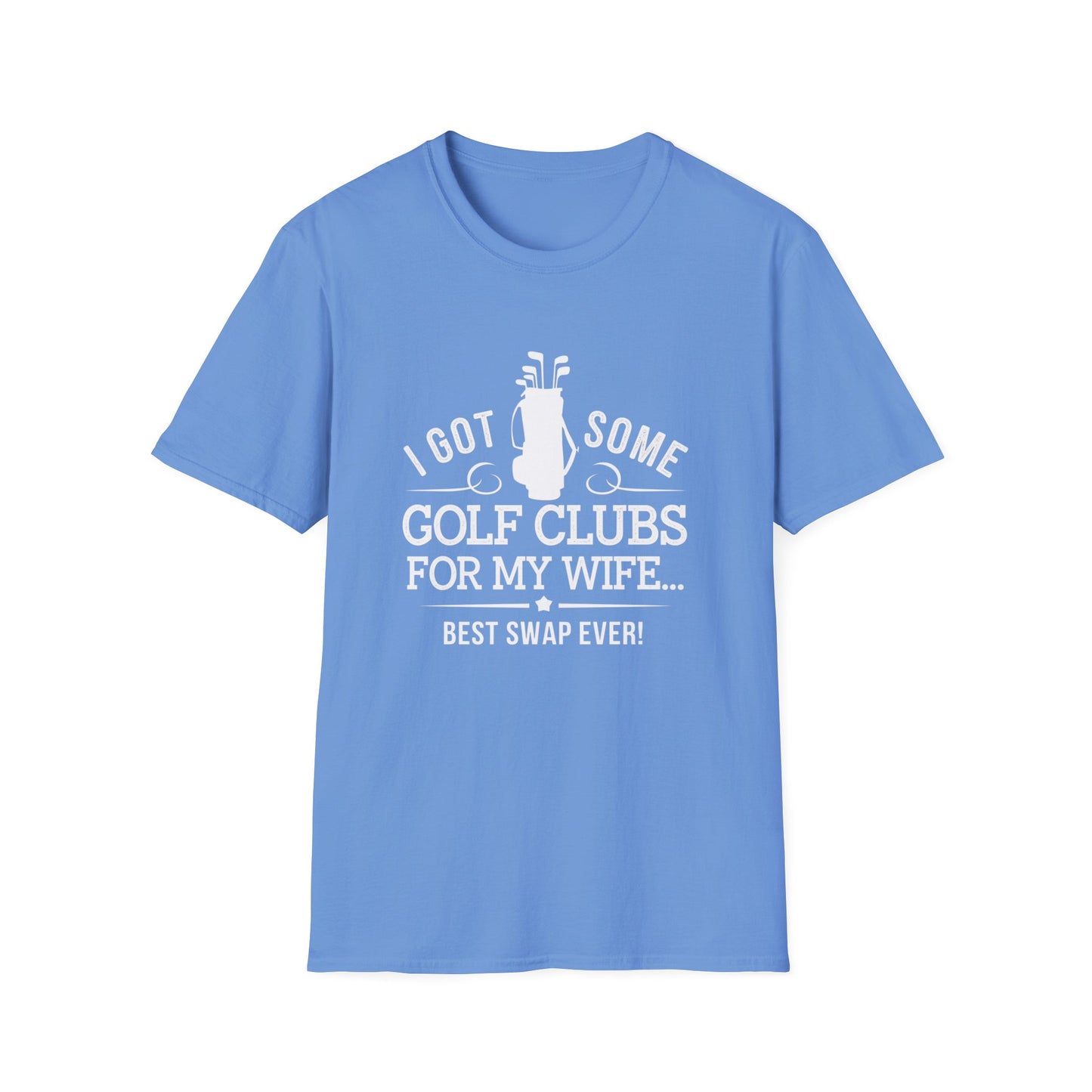 Funny Golf T-Shirt for Couples - "I Got Some Golf Clubs for My Wife"