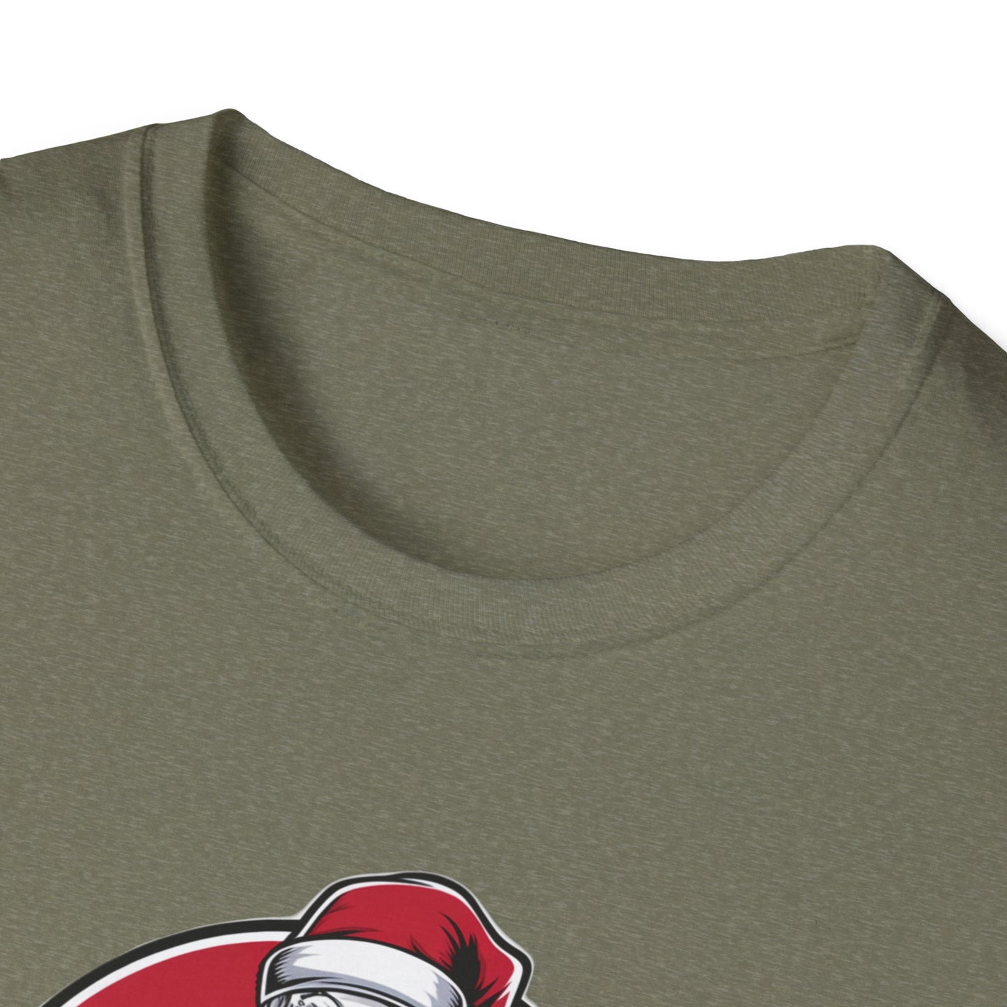 Christmas Muscle Santa Unisex T-Shirt, Holiday Gift, Funny Tee, Santa Outfit, Christmas Apparel