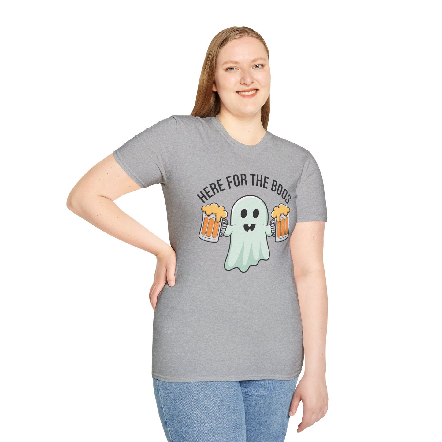 Ghostly Humor Unisex T-Shirt - Perfect for Halloween, Casual Outings, and Party Vibes, Fun Apparel, Spooky Season Tee, Gift for Friends