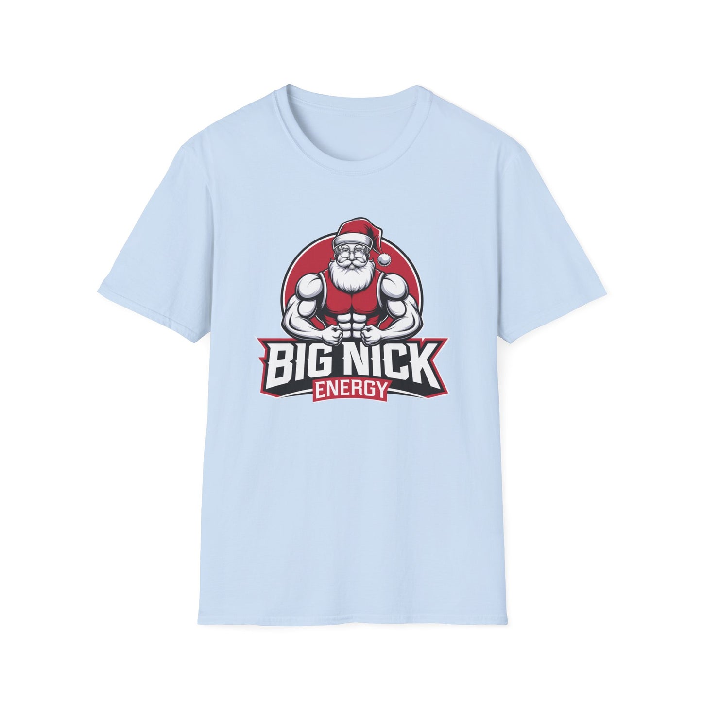 Christmas Muscle Santa Unisex T-Shirt, Holiday Gift, Funny Tee, Santa Outfit, Christmas Apparel