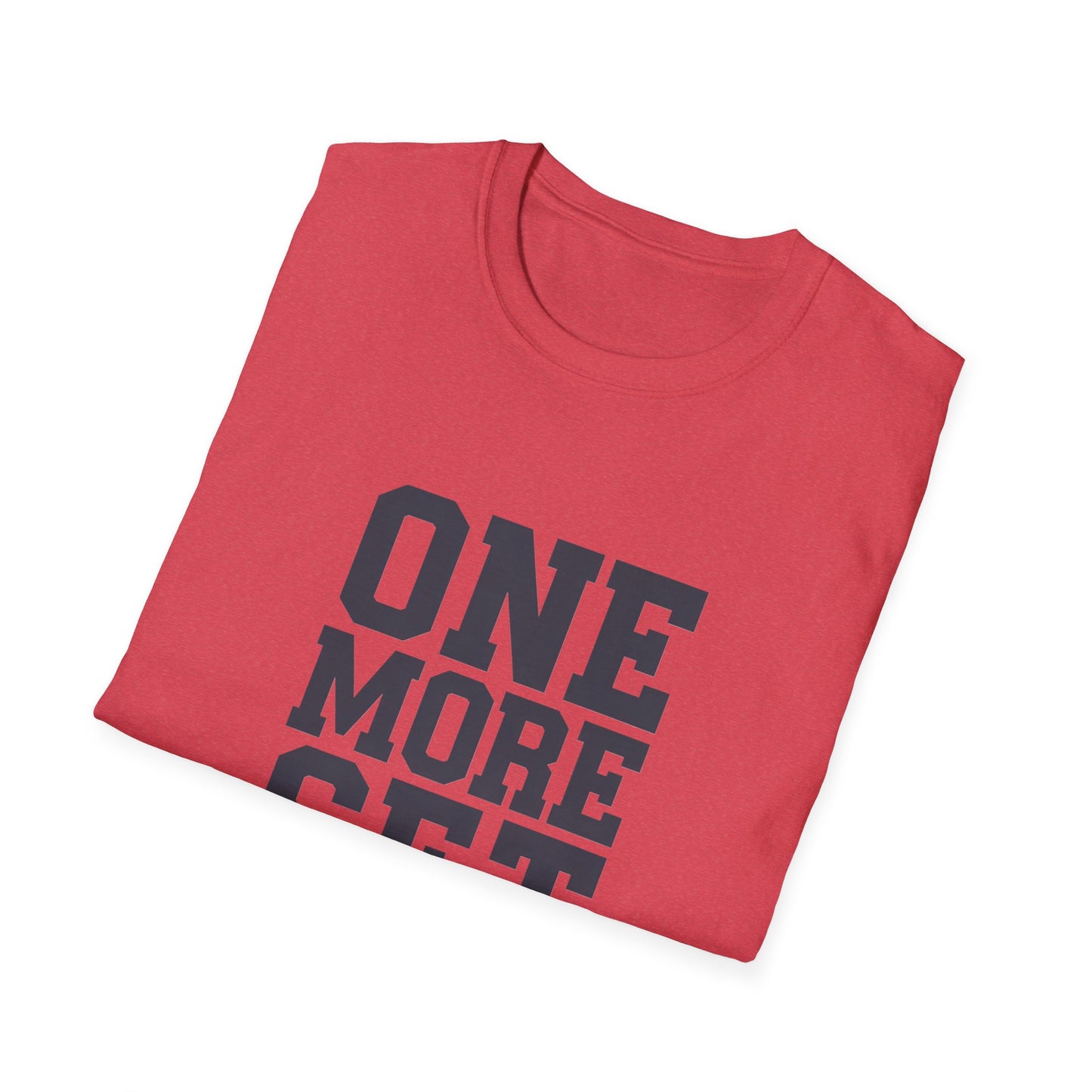 Motivational Fitness T-Shirt - 'One More Set' Unisex Softstyle Tee