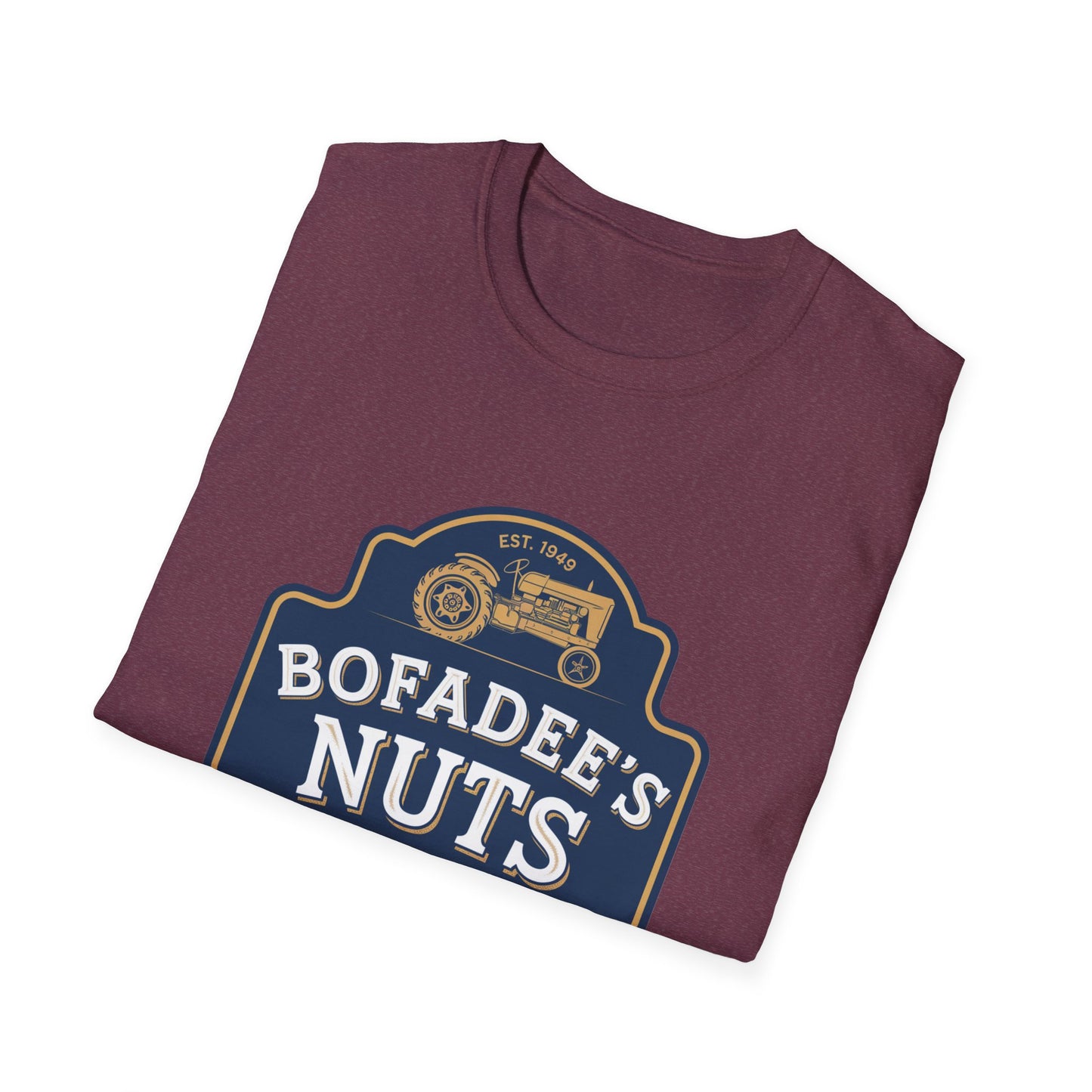 Vintage Bofadee's Nuts Unisex Softstyle T-Shirt - Fun and Casual Tees for All Occasions