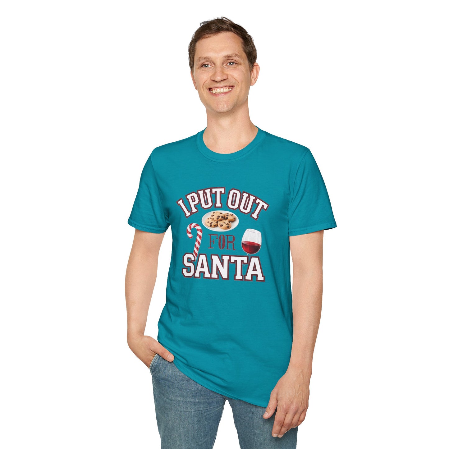 I Put Out for Santa Unisex T-Shirt | Funny Christmas Tee, Holiday Gift, Baking Shirt, Santa Apparel, Xmas Humor Shirt