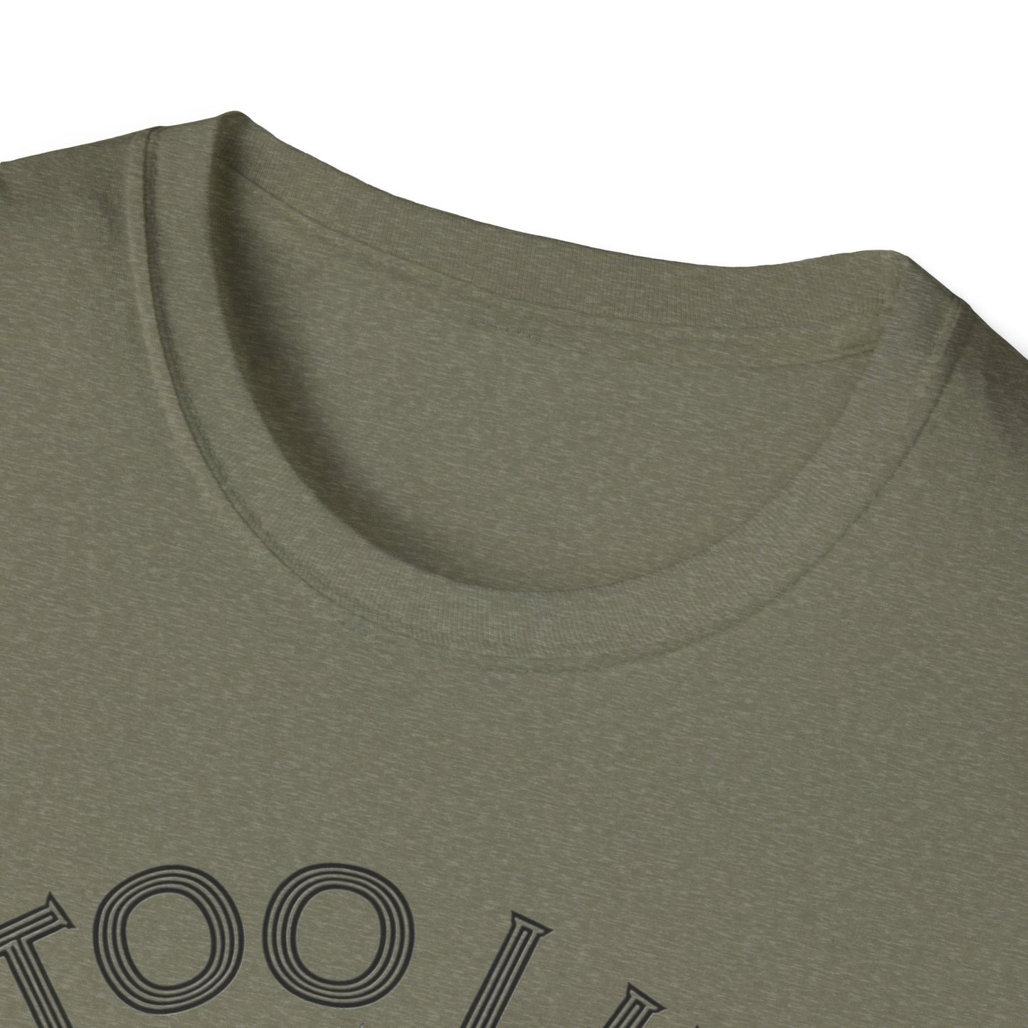 Too Lit to Quit Unisex Softstyle T-Shirt, Funny Holiday Tee, Christmas Apparel, Gift for Him/Her, Casual Wear, Festive Shirt