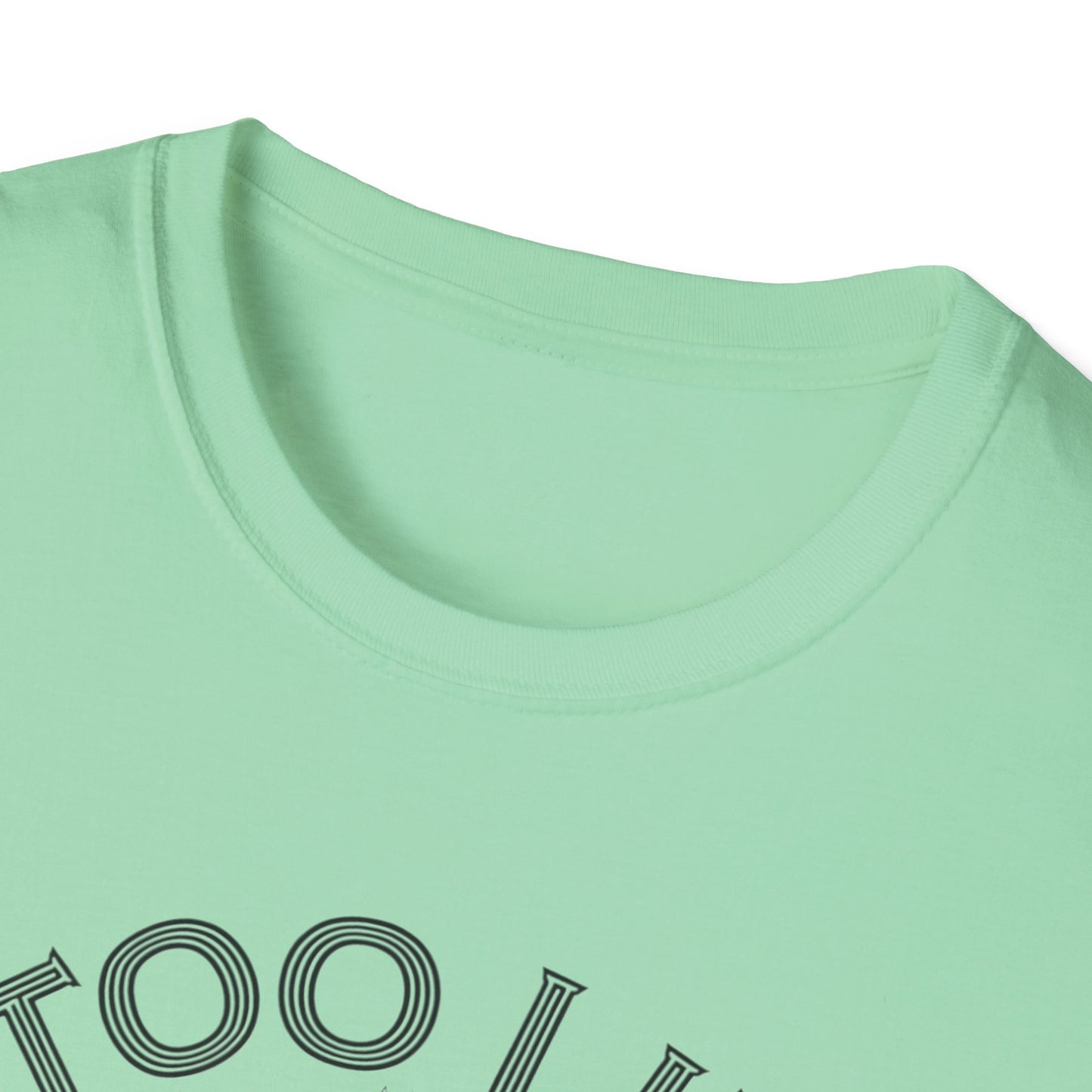 Too Lit to Quit Unisex Softstyle T-Shirt, Funny Holiday Tee, Christmas Apparel, Gift for Him/Her, Casual Wear, Festive Shirt
