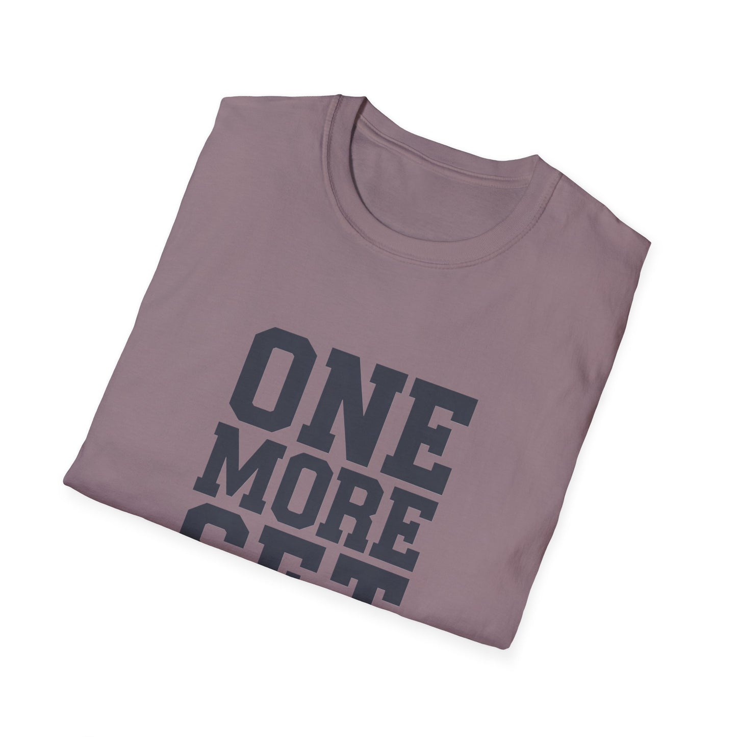 Motivational Fitness T-Shirt - 'One More Set' Unisex Softstyle Tee