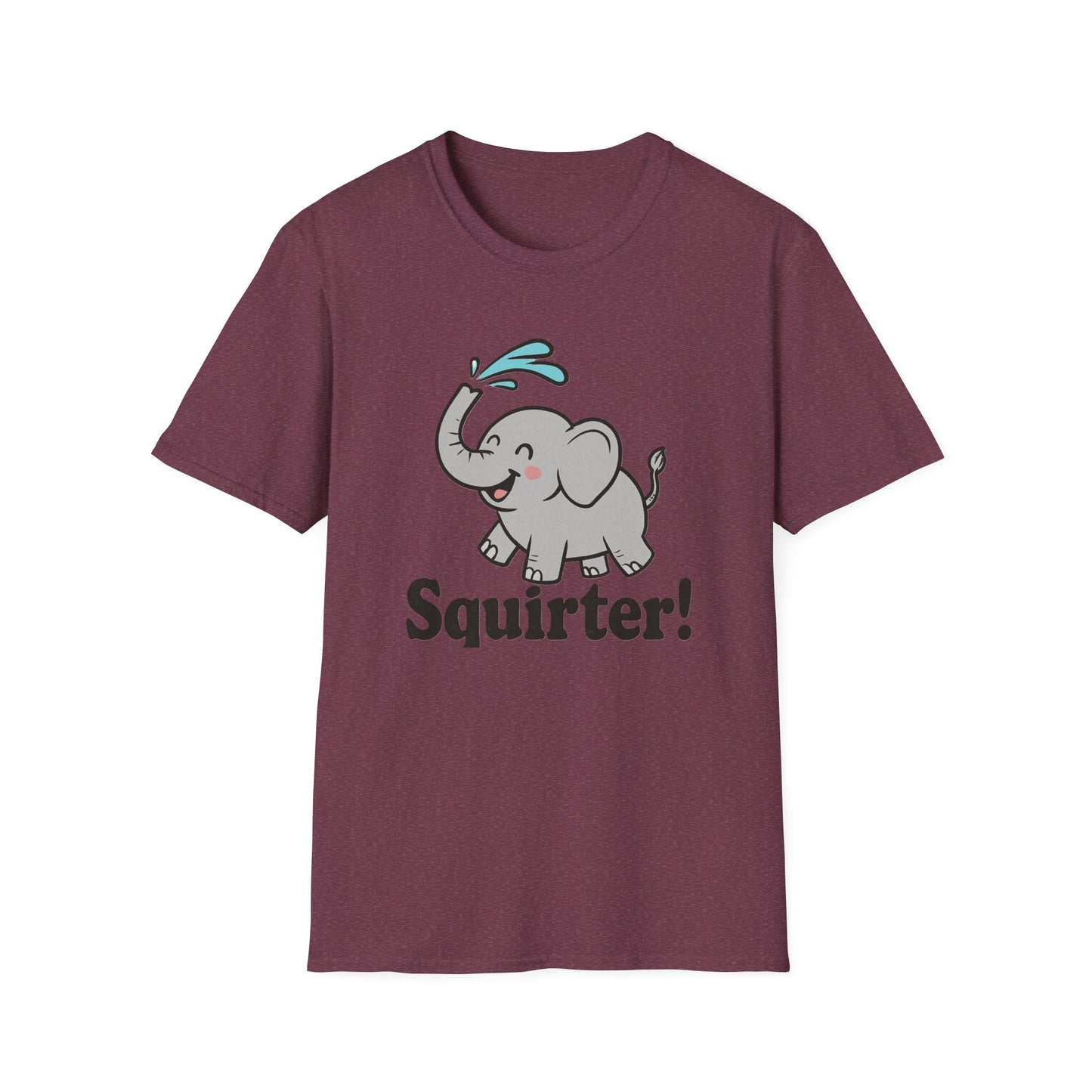 Funny Elephant T-Shirt - Squirter! Tee for Animal Lovers, Gift for Kids, Birthday Party Shirt, Unisex Graphic Tee